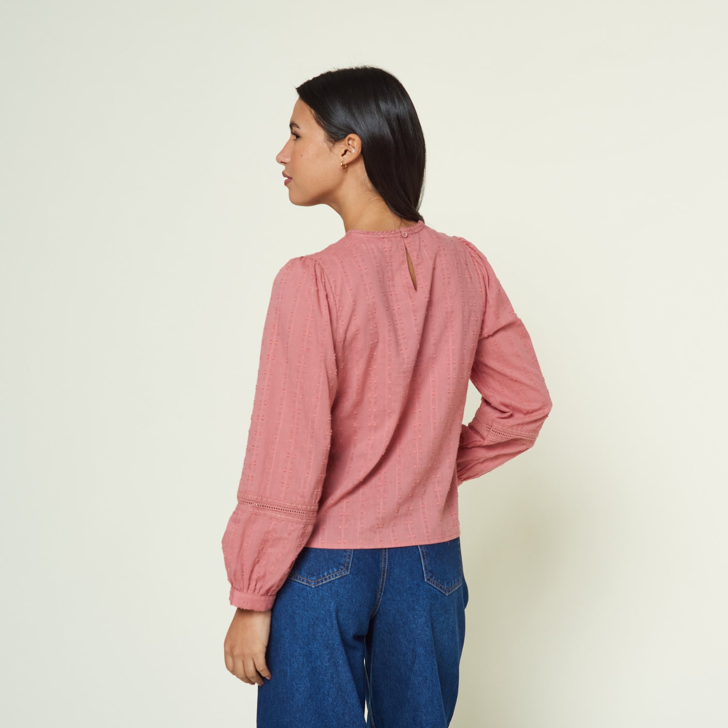 Blusa Harumi Palo Rosa