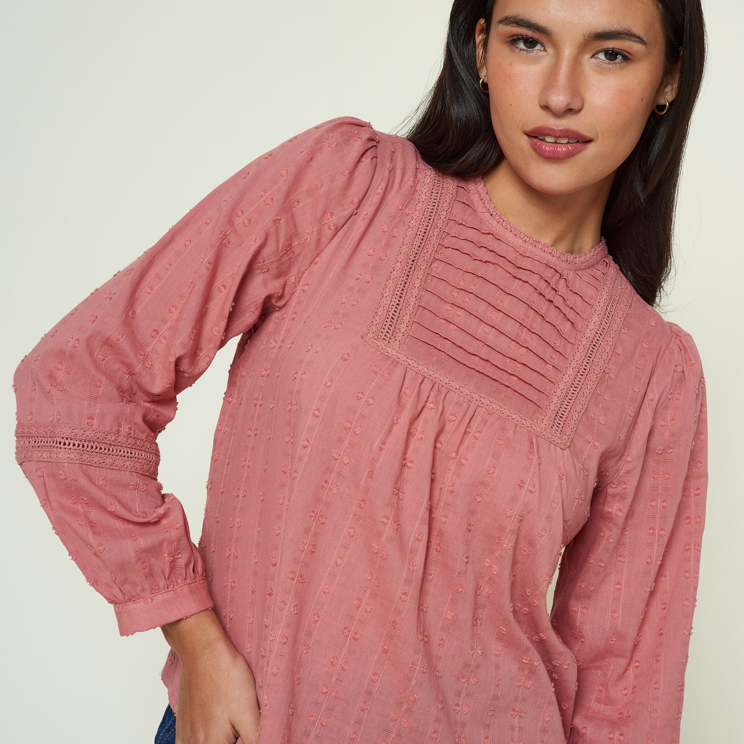 Blusa Harumi Palo Rosa