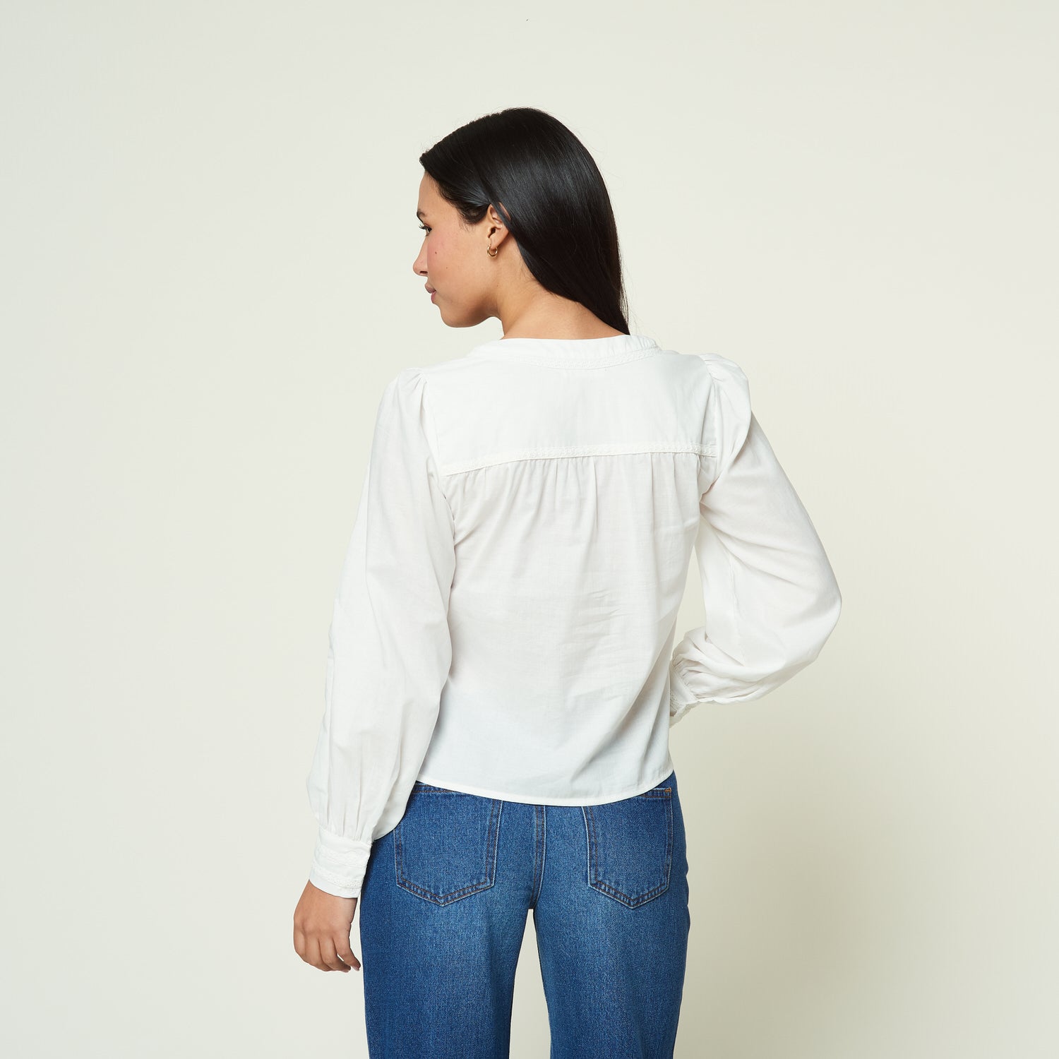 Blusa Hayley Hueso