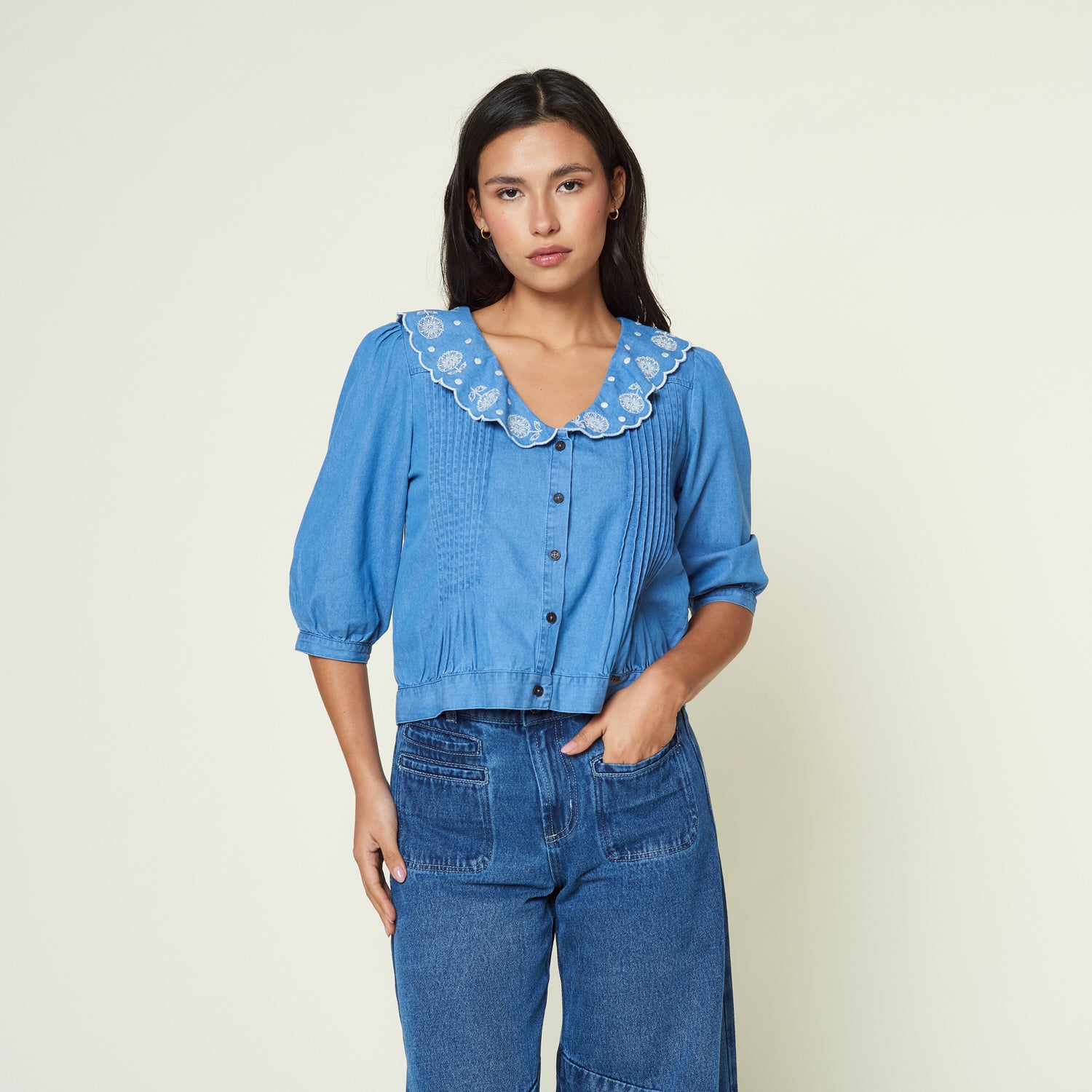 Blusa Heder Celeste