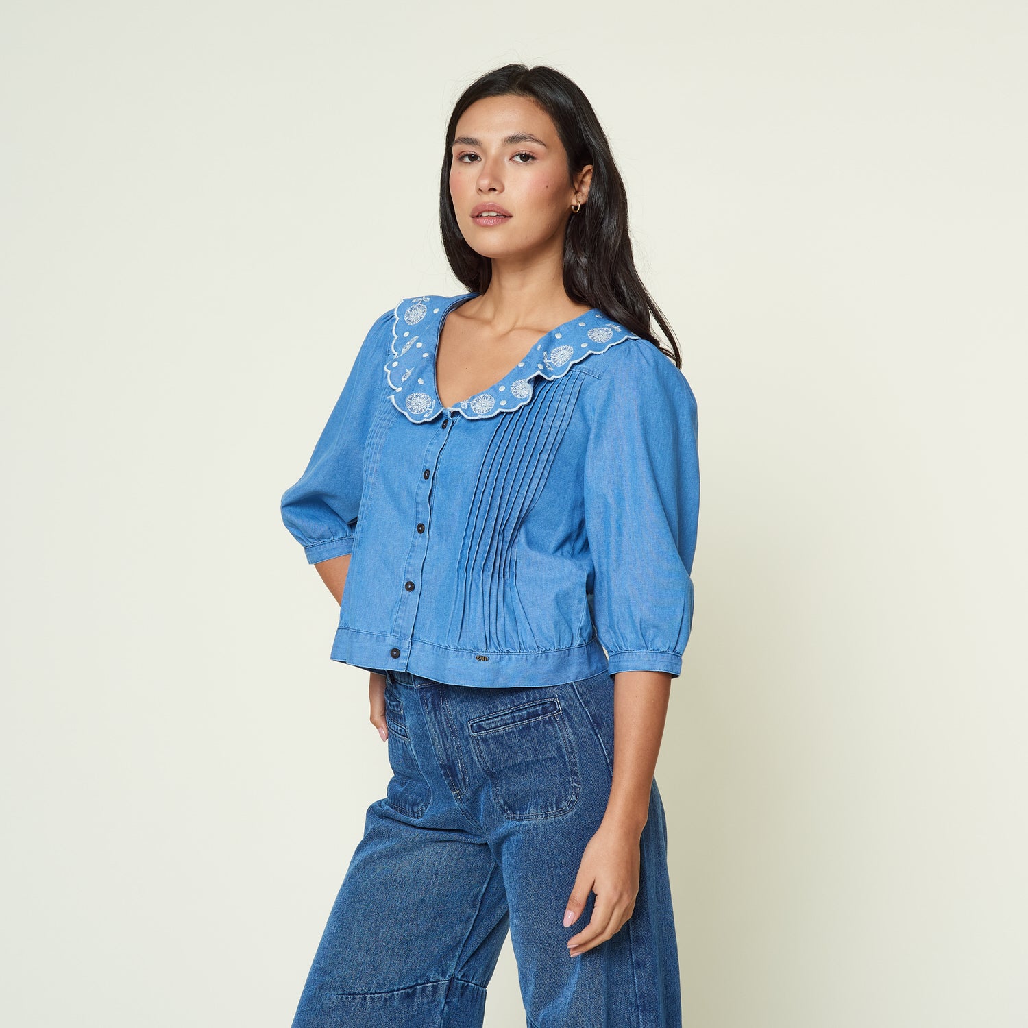 Blusa Heder Celeste