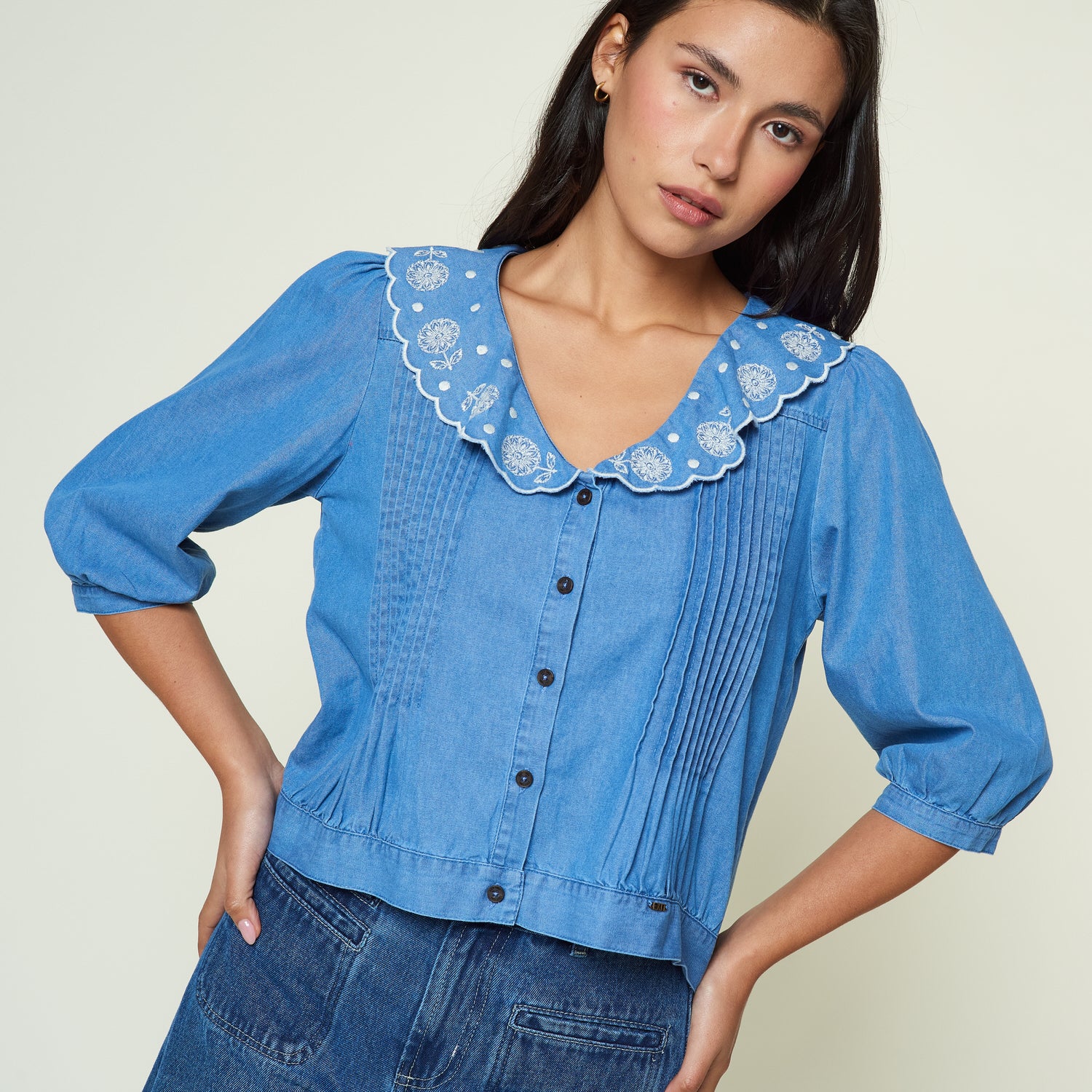Blusa Heder Celeste