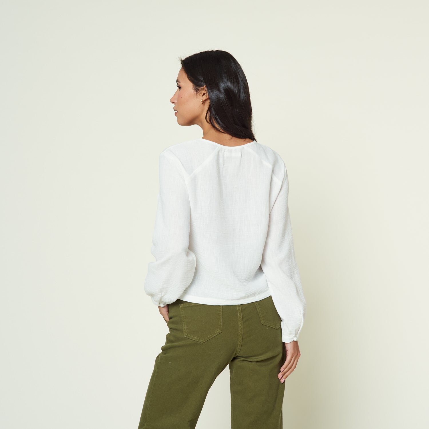 Blusa Henar Hueso