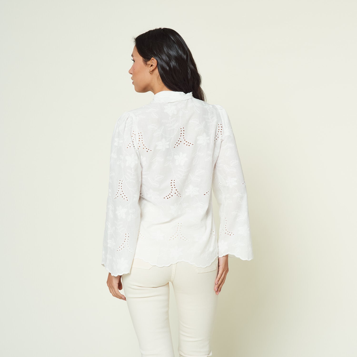 Blusa Holanda Hueso