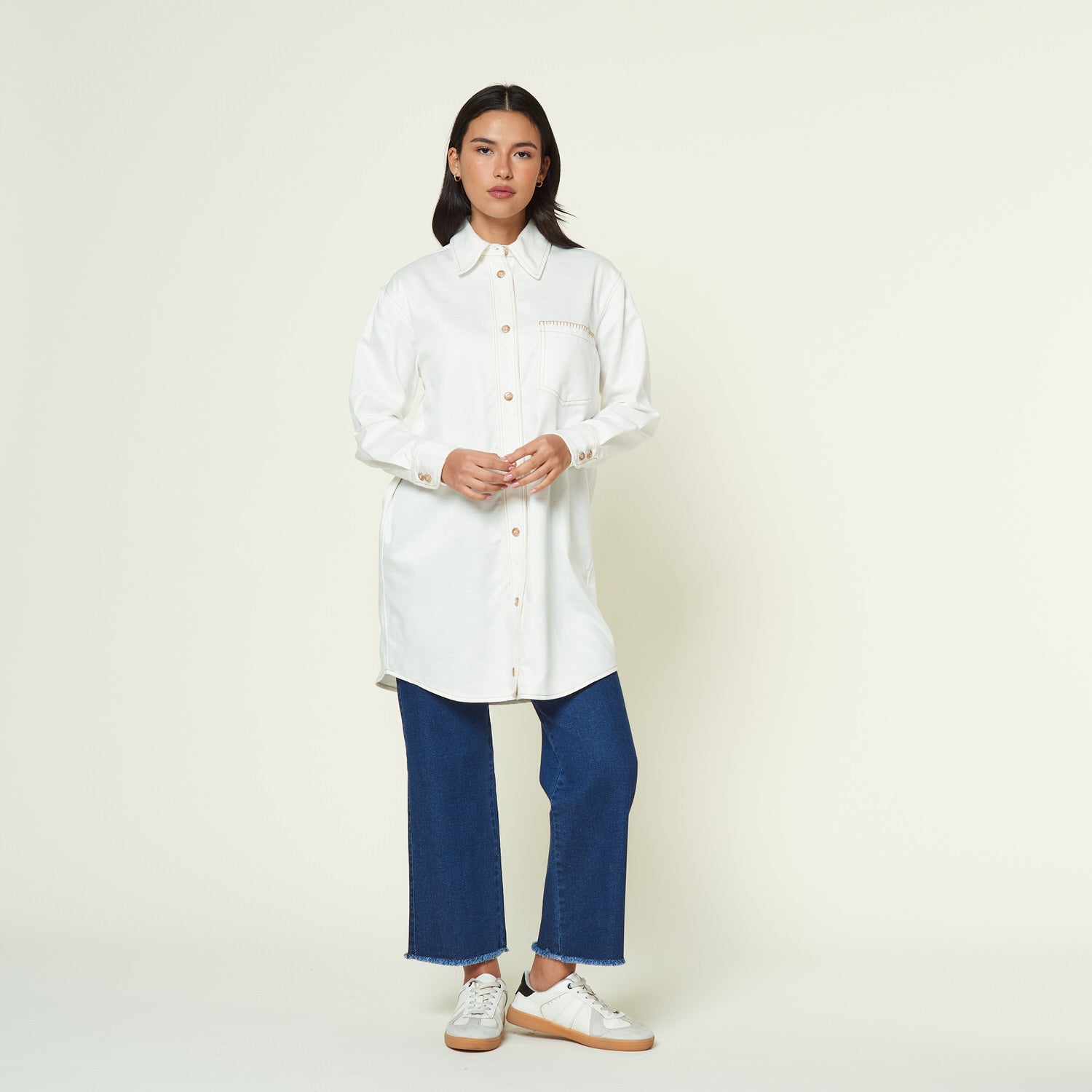 Blusa Hornella Crudo
