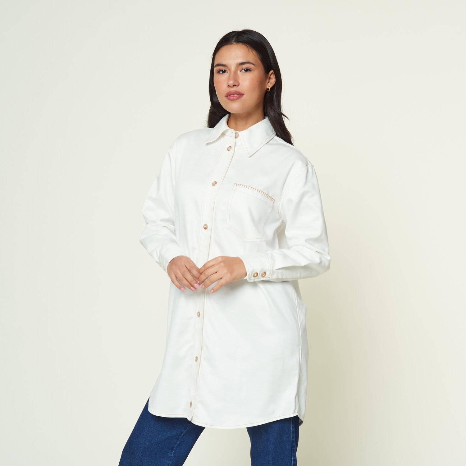 Blusa Hornella Crudo