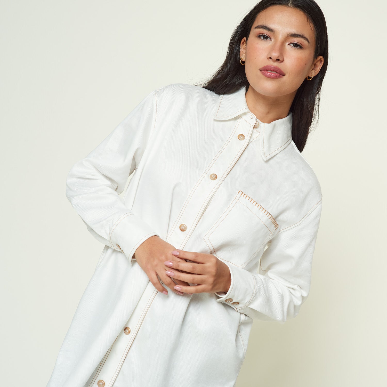 Blusa Hornella Crudo