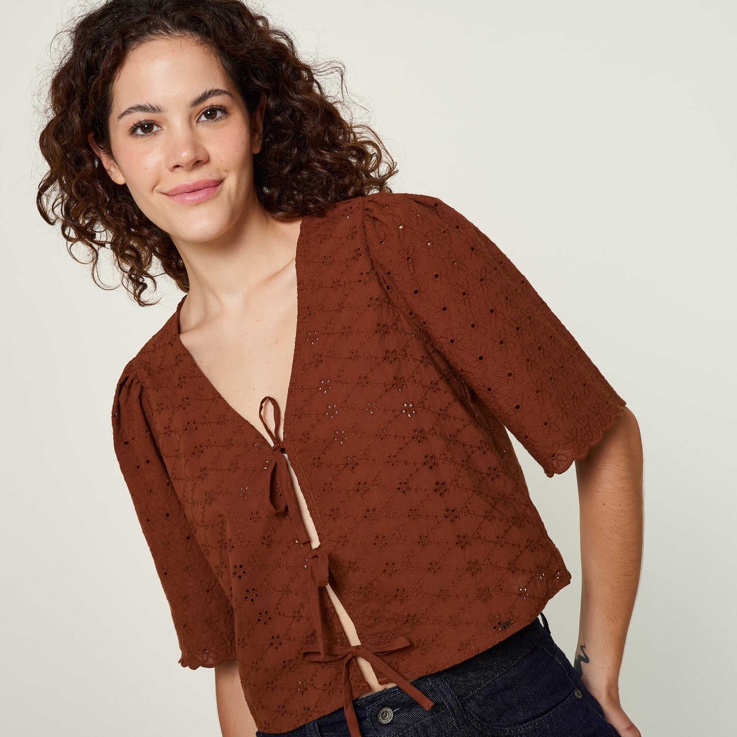 Blusa Jessica Marron