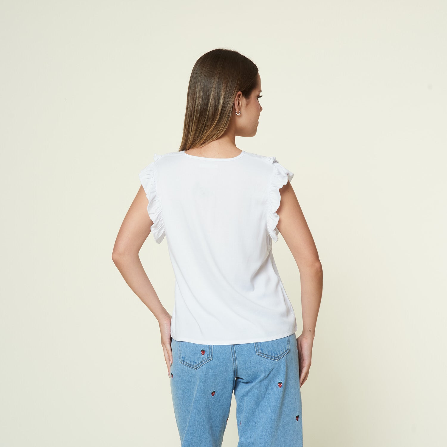 Blusa New Fantina Hueso