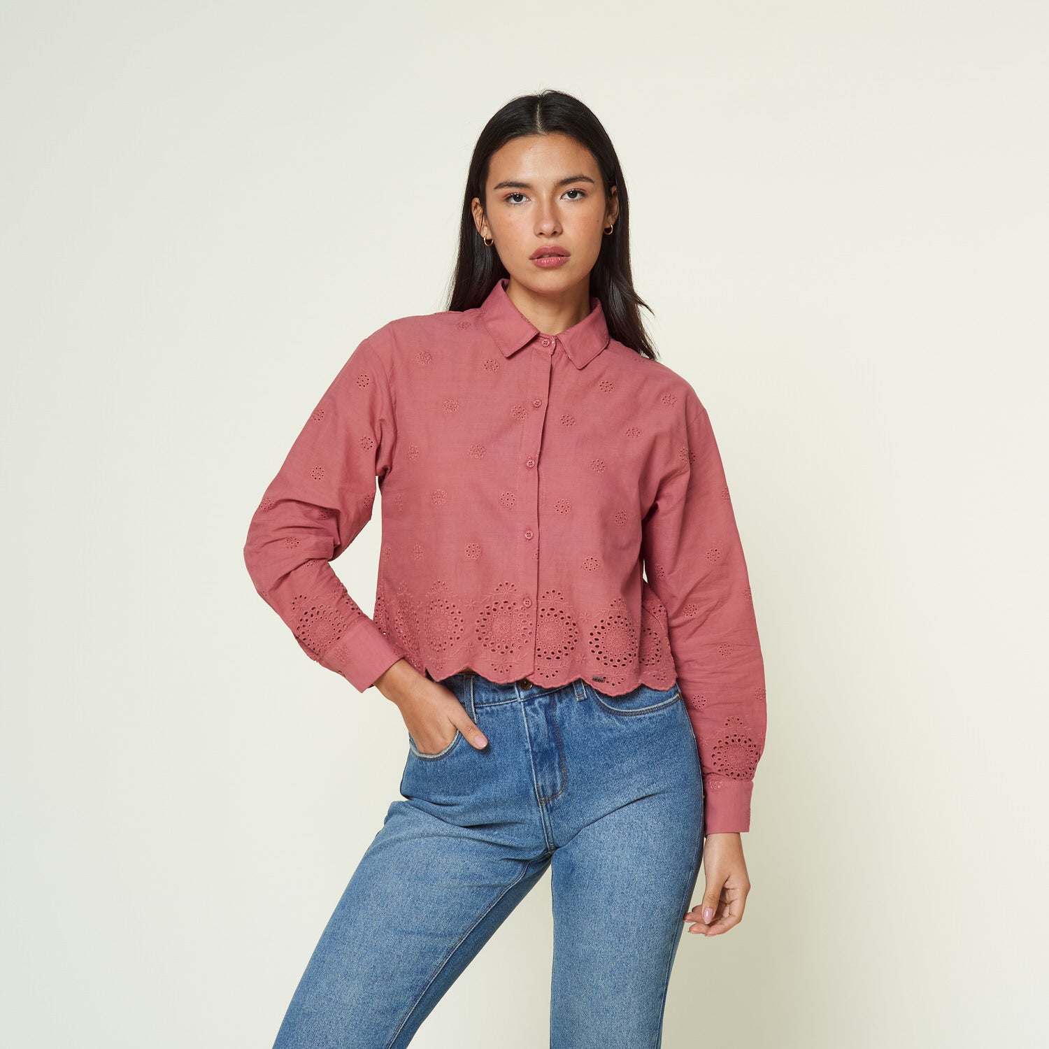 Blusa New Tala Palo Rosa
