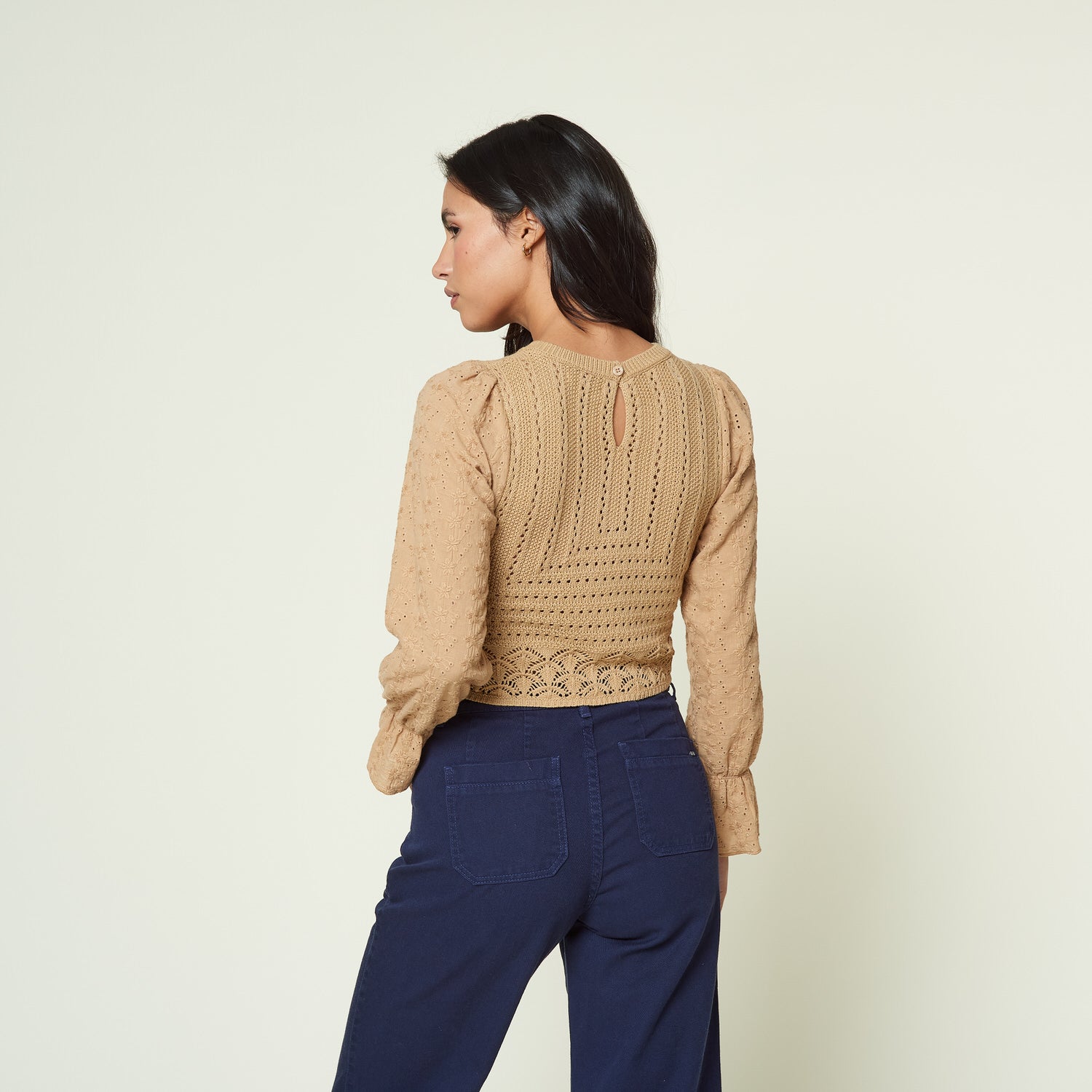 Blusa New Tarasia Beige