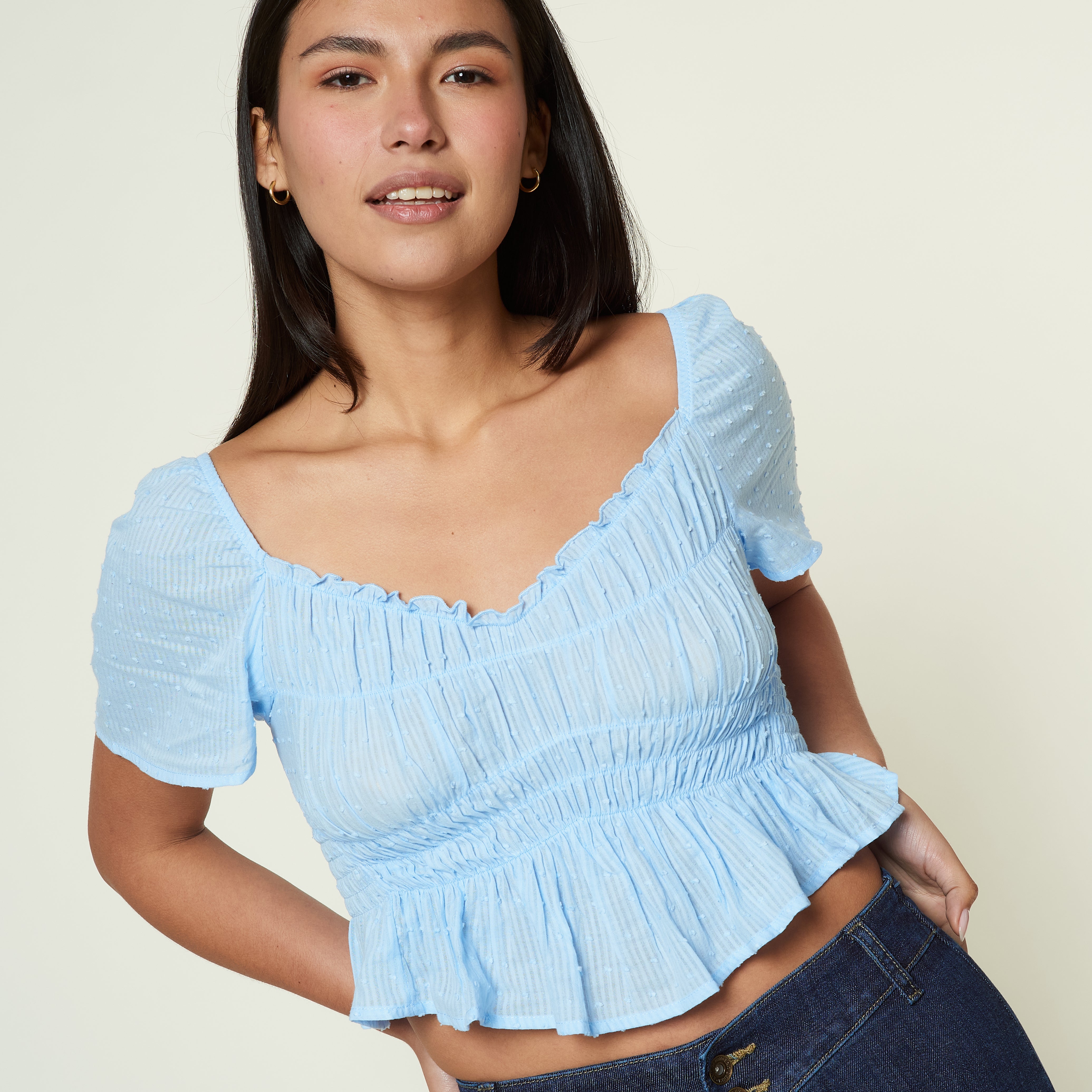Blusa Oceano Celeste