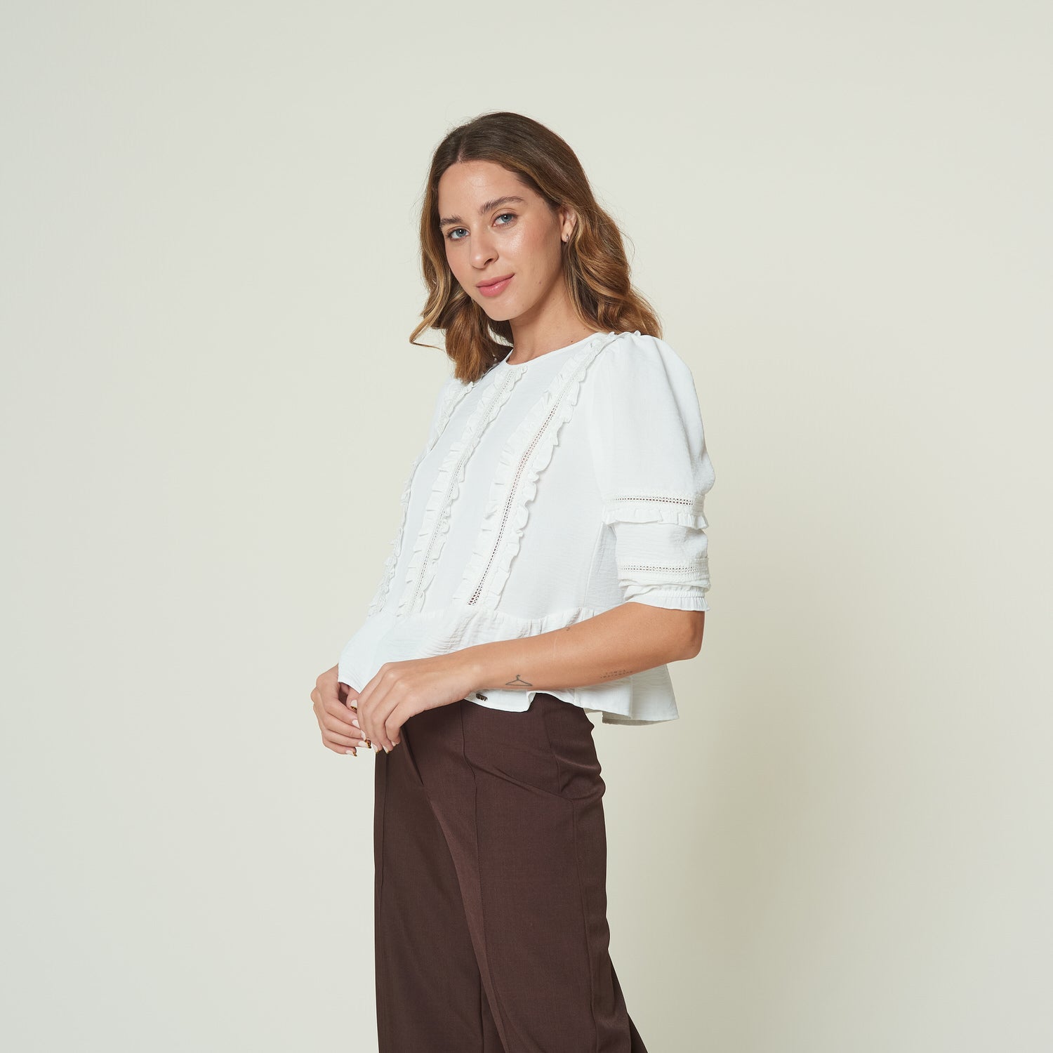 Blusa Odele Hueso