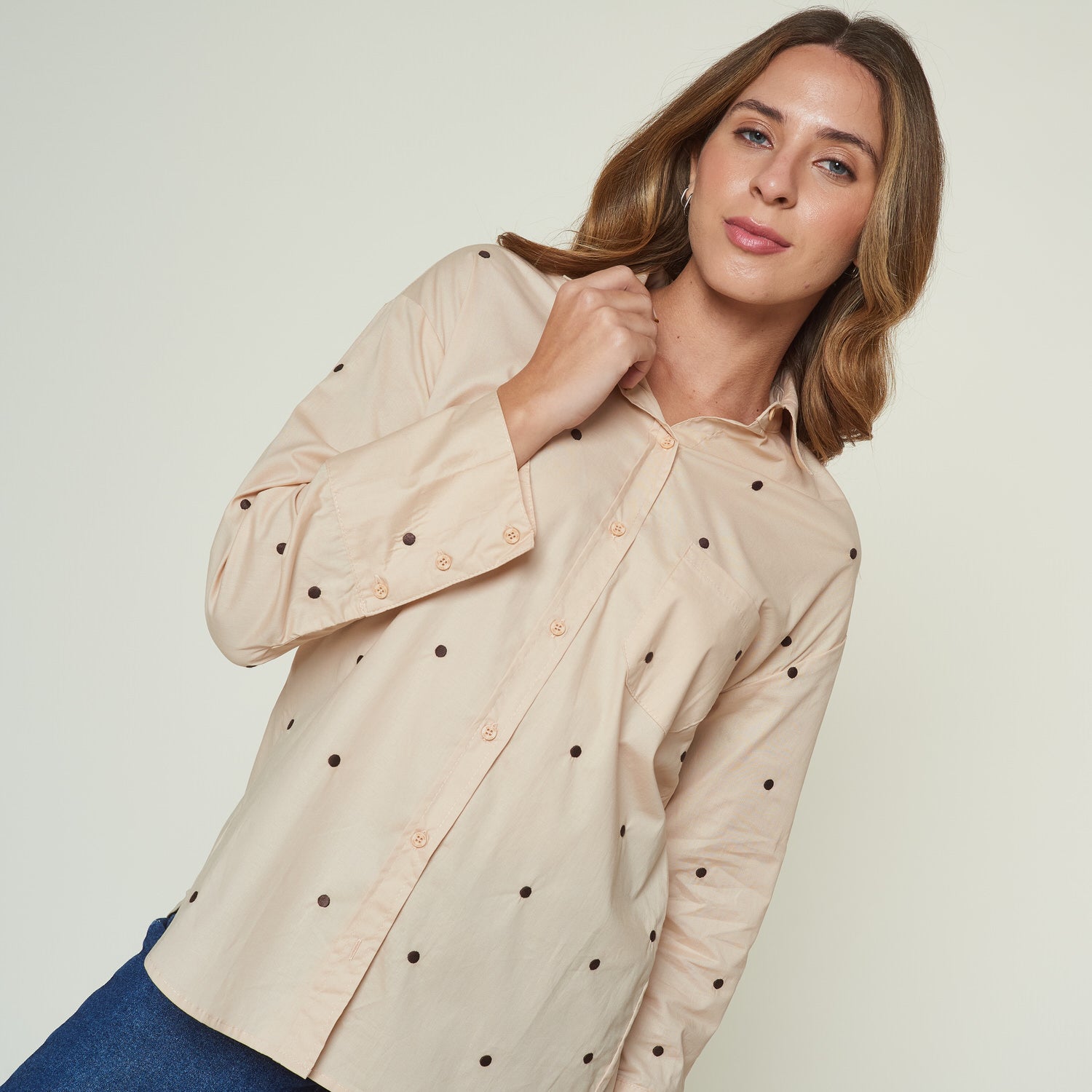 Blusa Orlanda Beige