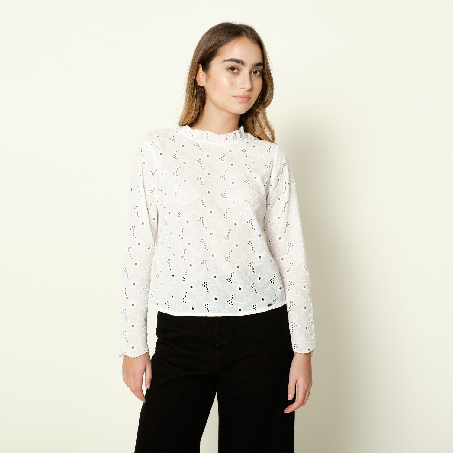 Blusa Ornella Hueso