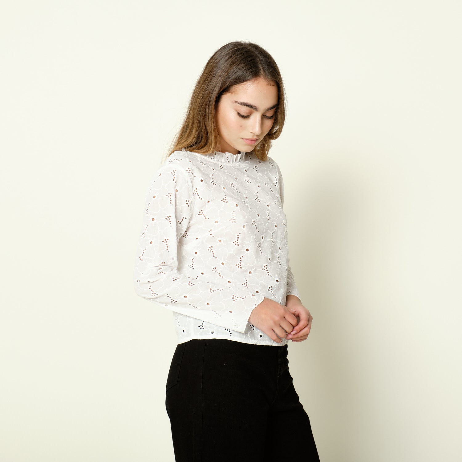 Blusa Ornella Hueso