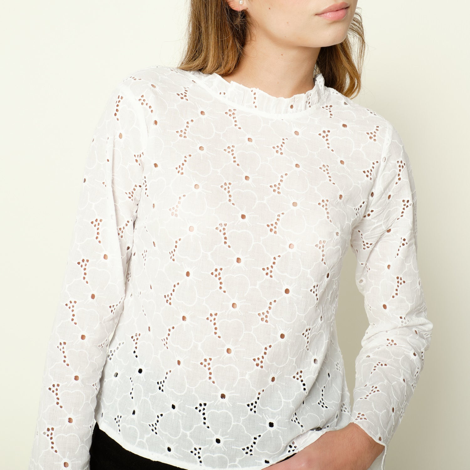 Blusa Ornella Hueso