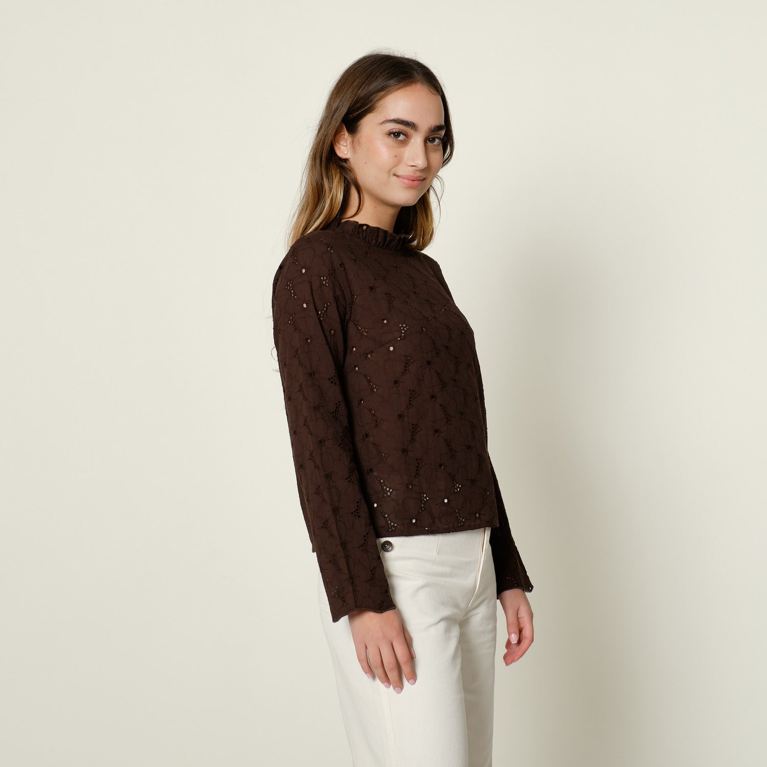 Blusa Ornella Marron