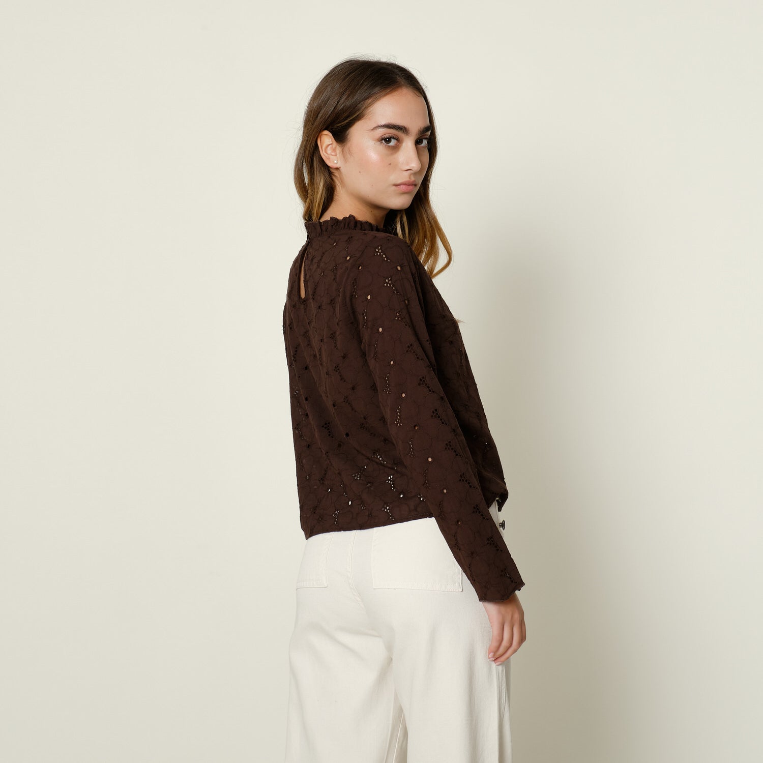 Blusa Ornella Marron