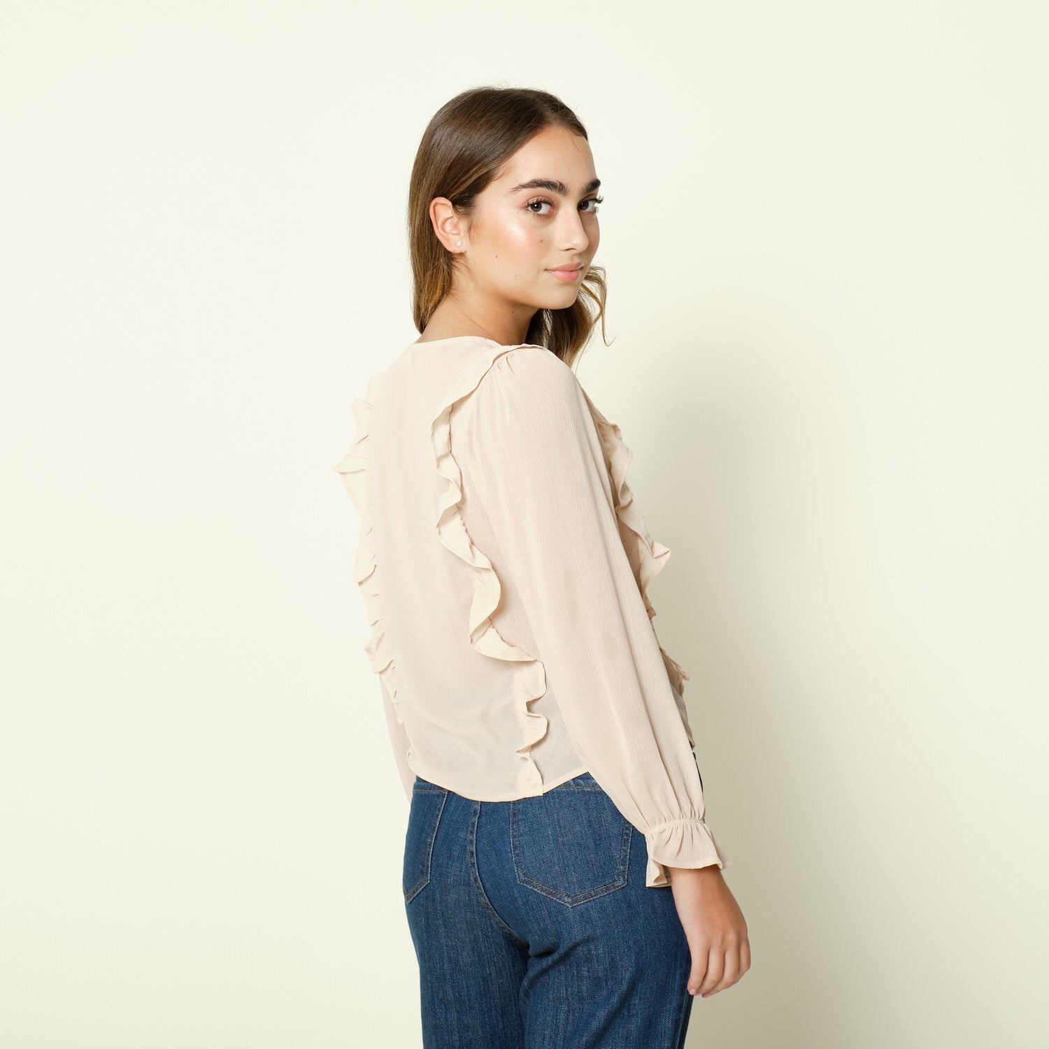 Blusa Osamira Beige