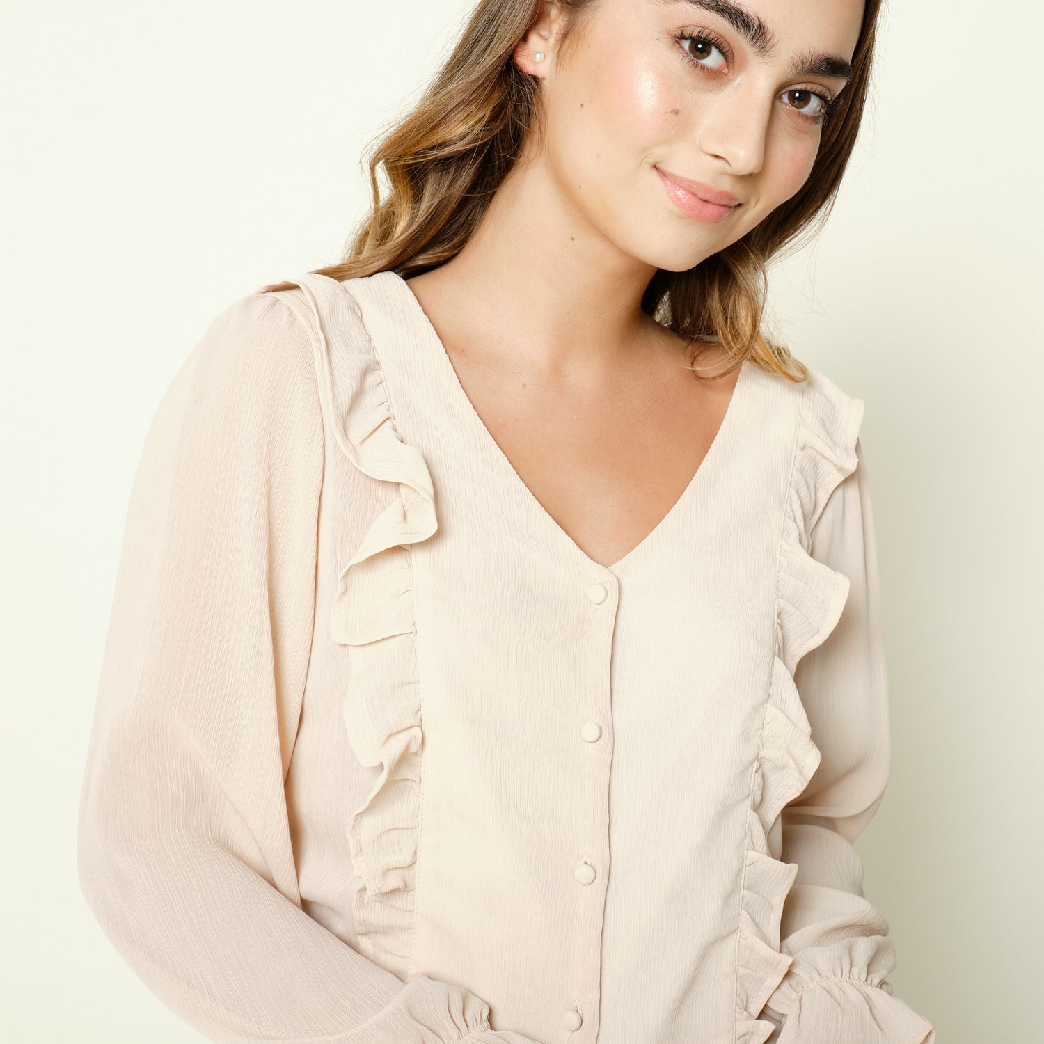 Blusa Osamira Beige