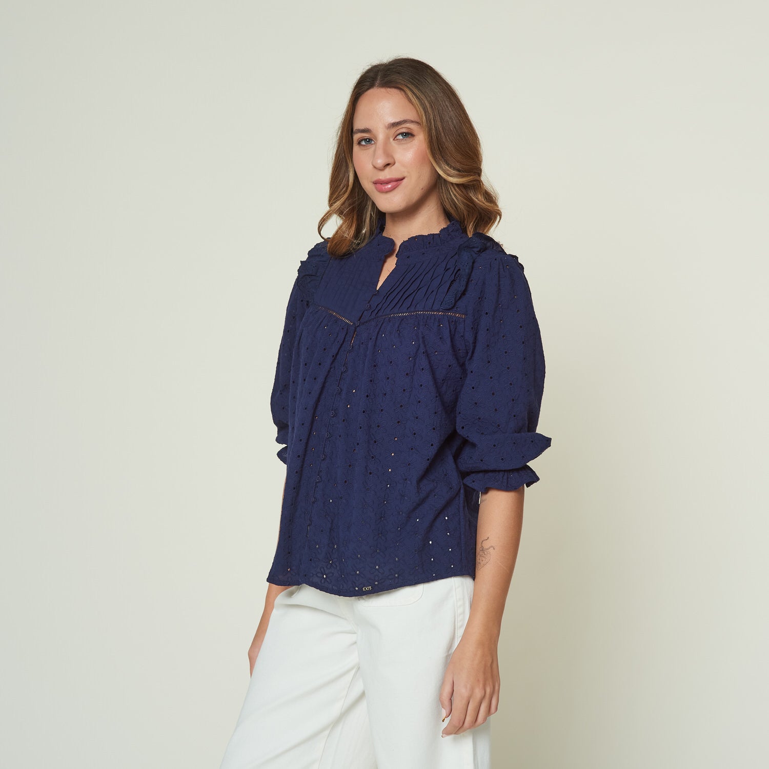 Blusa Ostra Azul