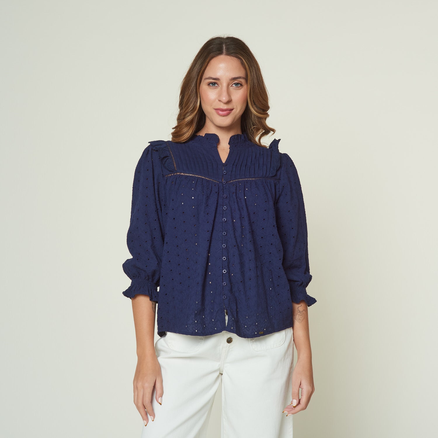 Blusa Ostra Azul