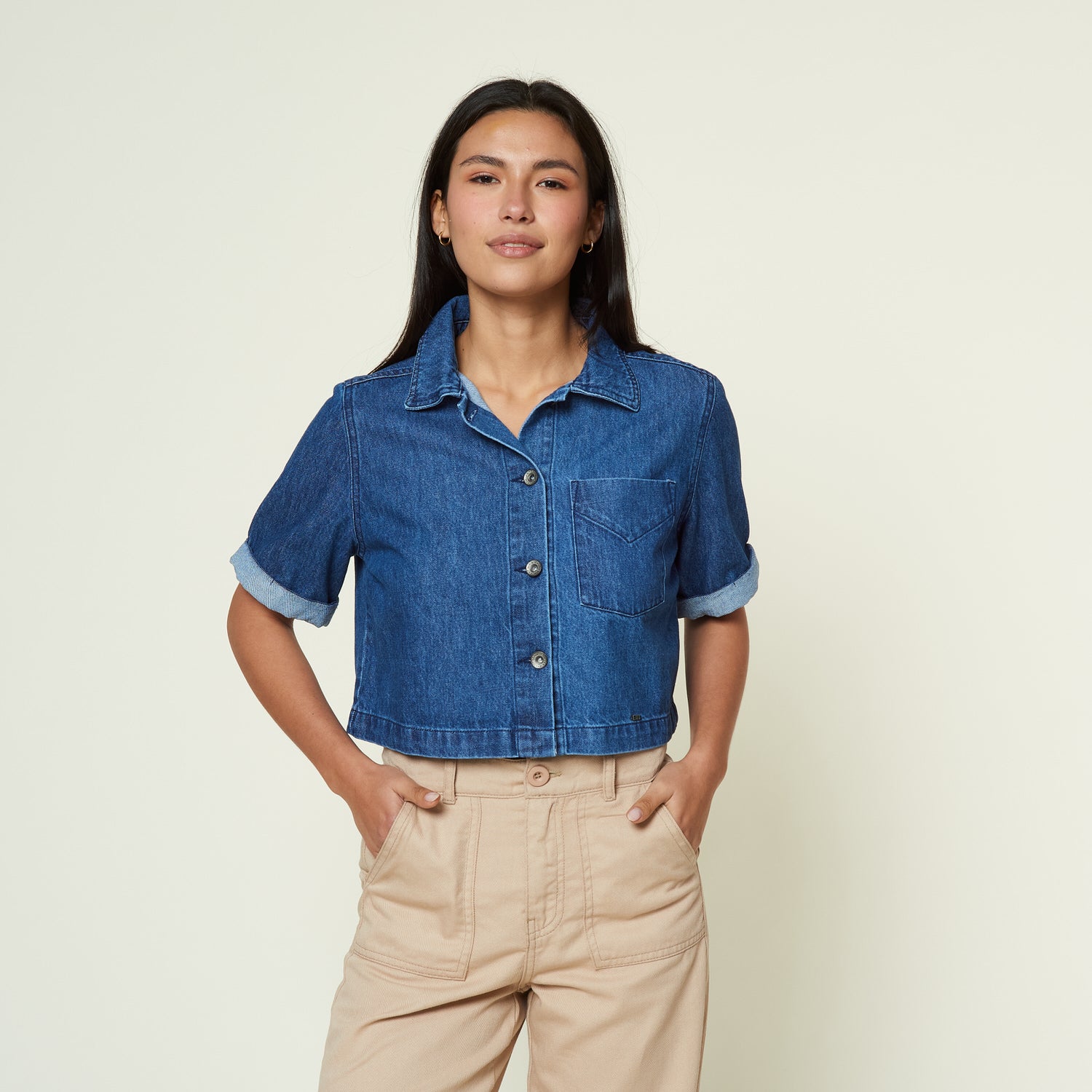 Blusa Palma Azul