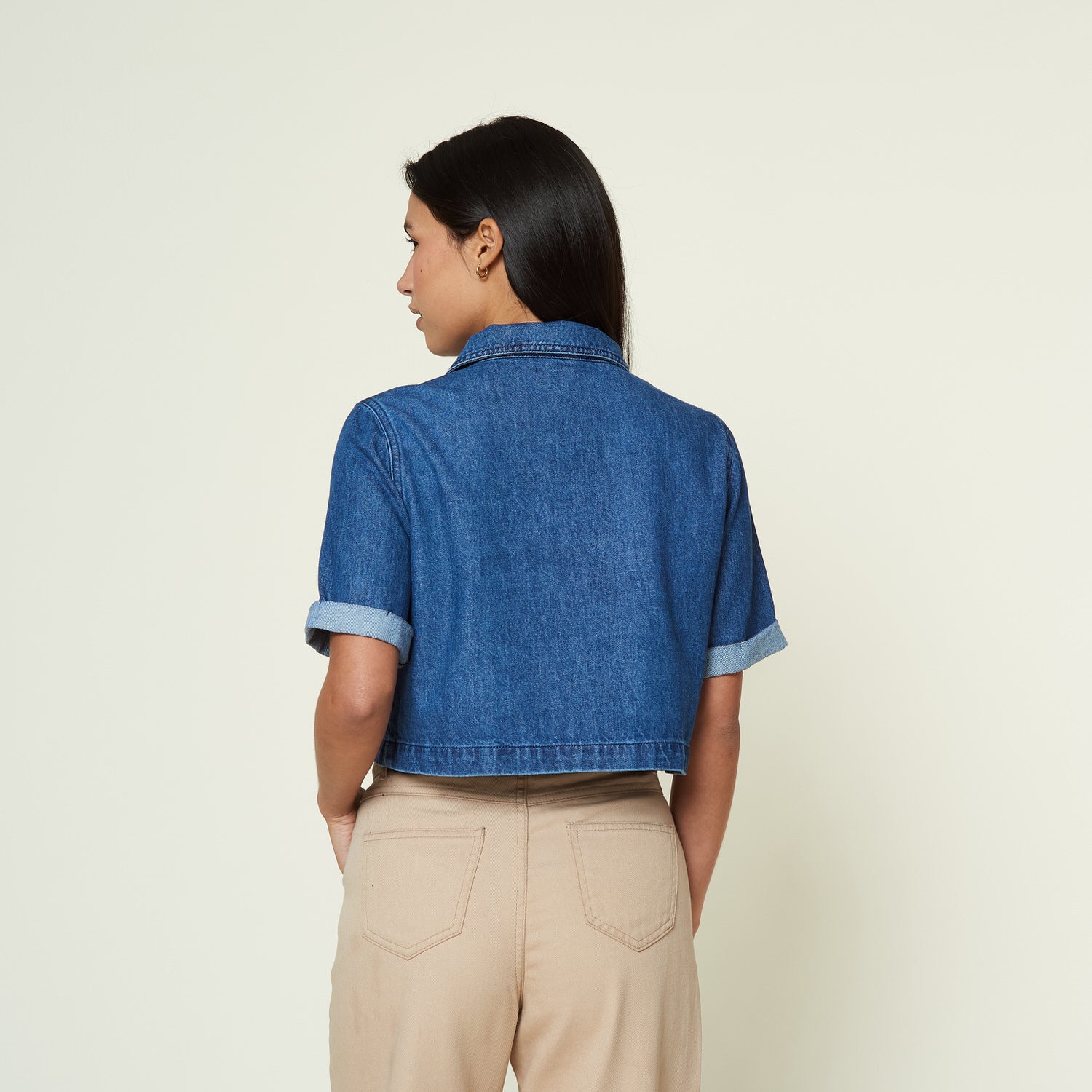 Blusa Palma Azul