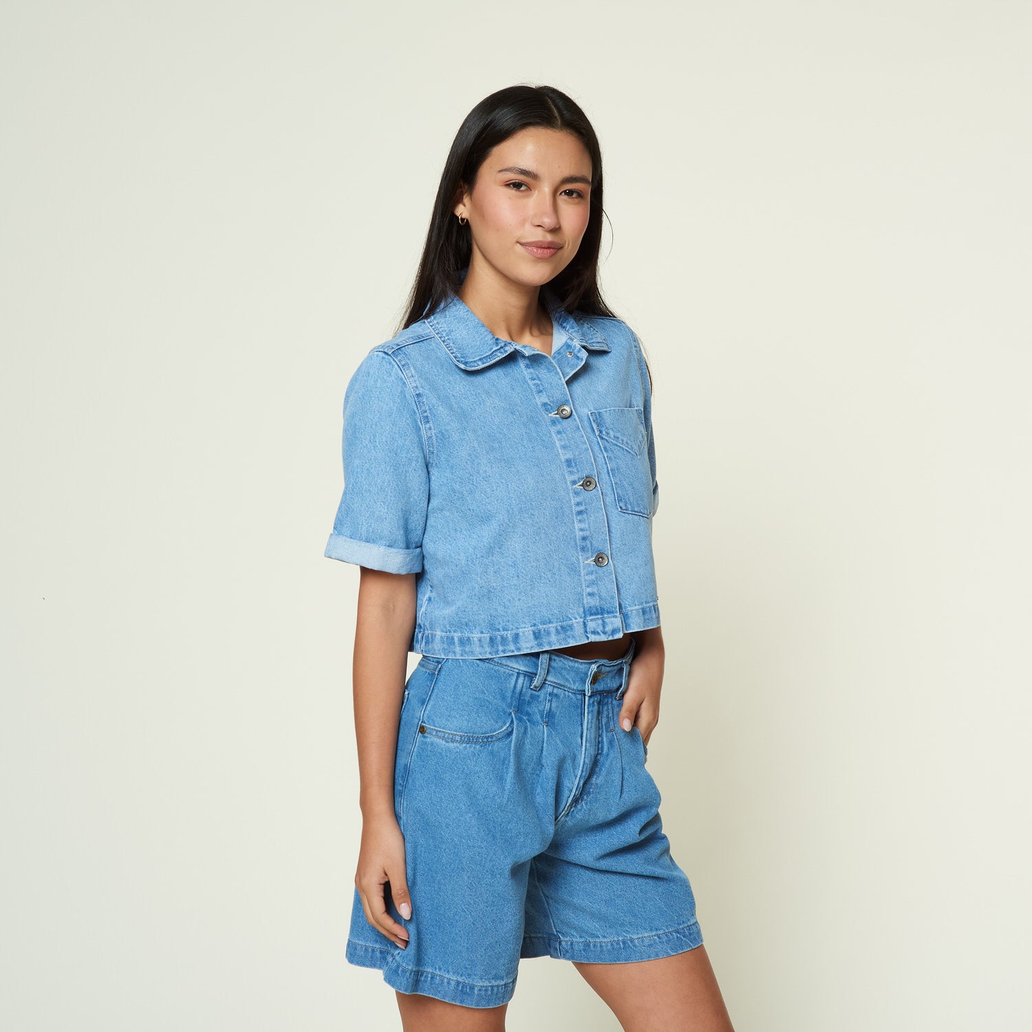 Blusa Palma Celeste