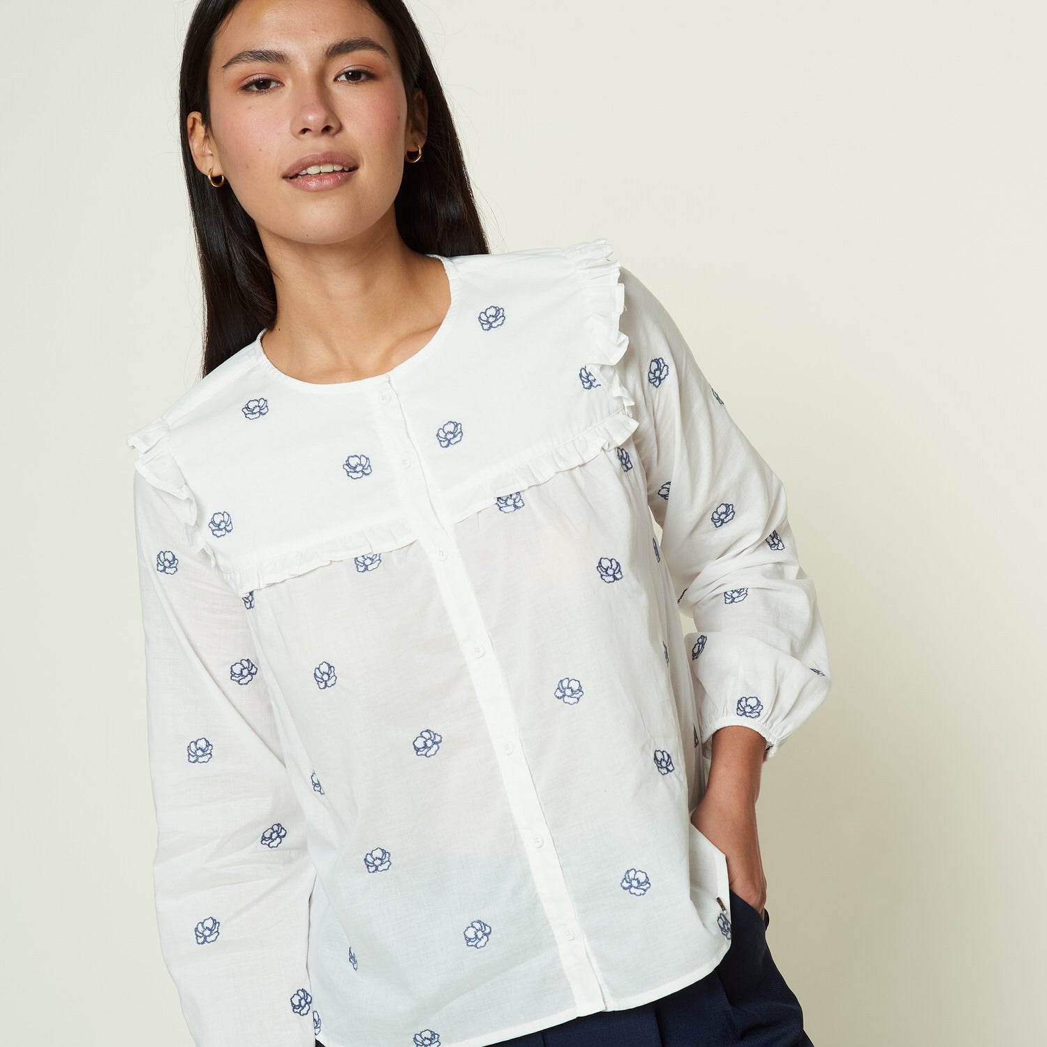 Blusa Pandora Hueso
