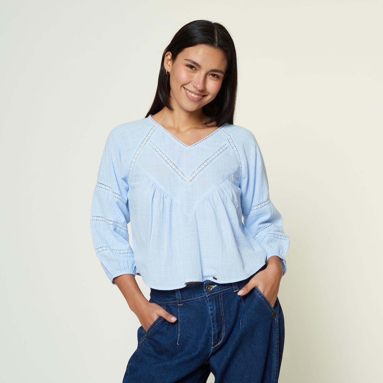 Blusa Patty Celeste