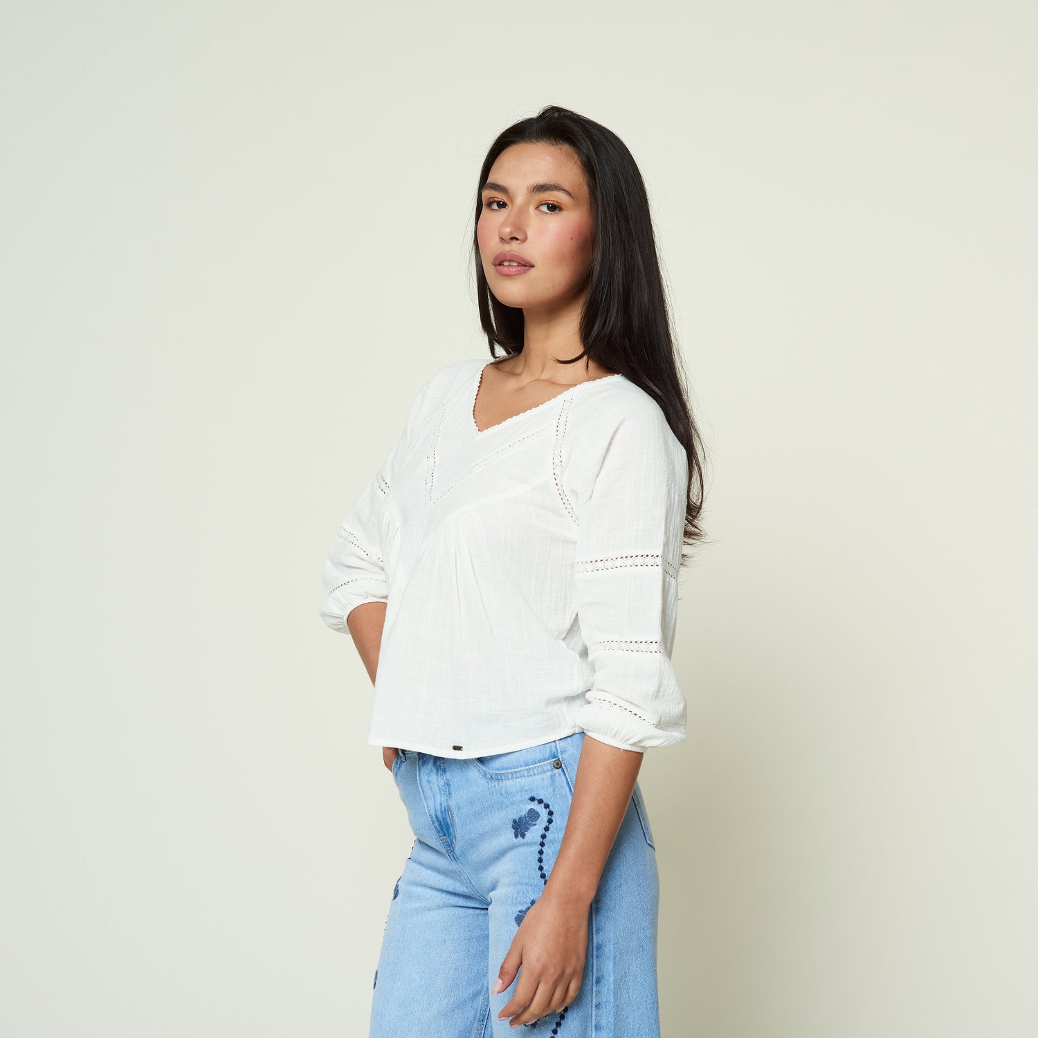 Blusa Patty Hueso