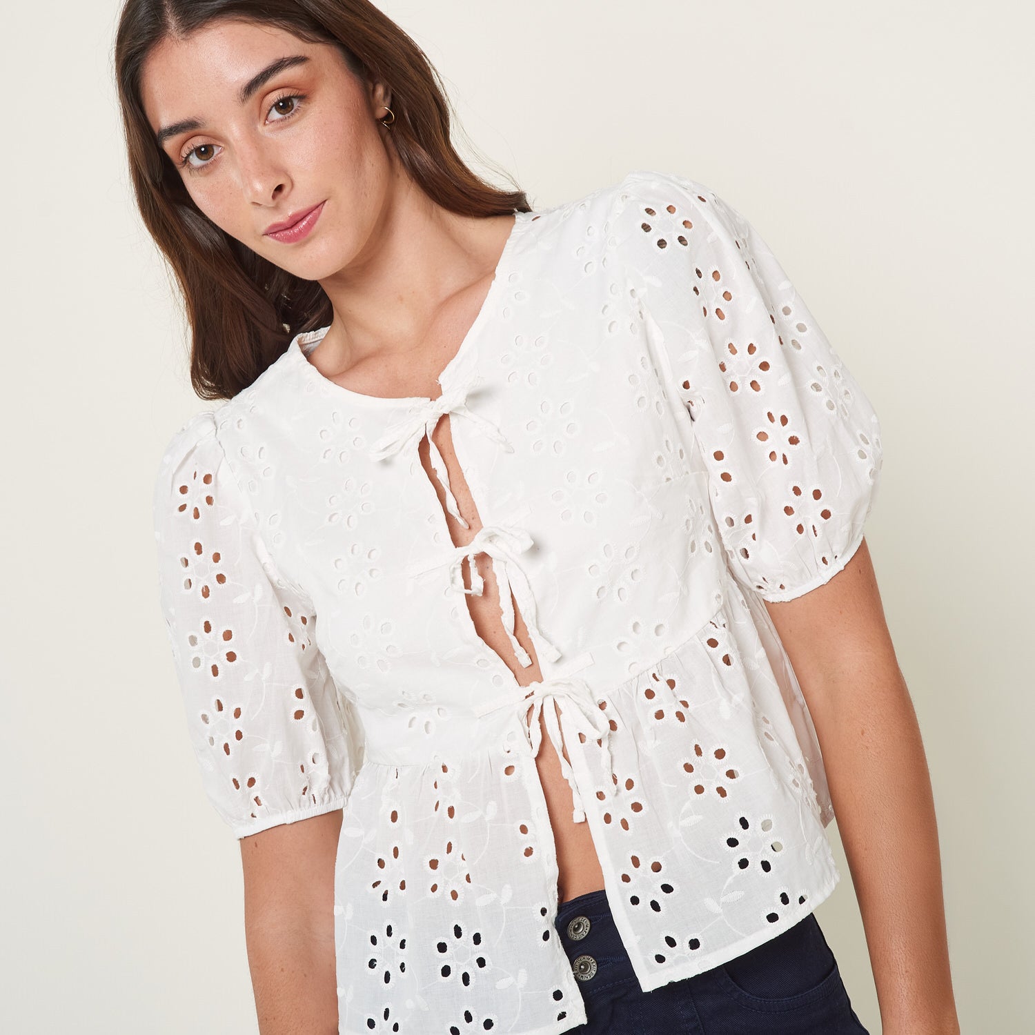 Blusa Petra Hueso