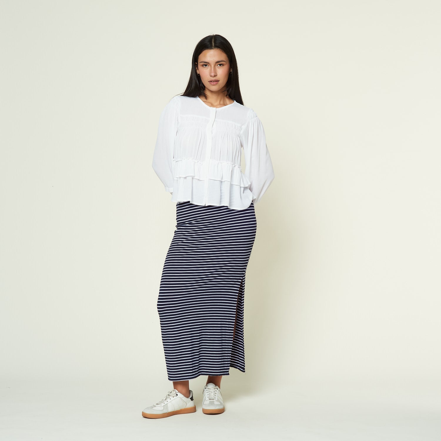 Blusa Petunia Hueso