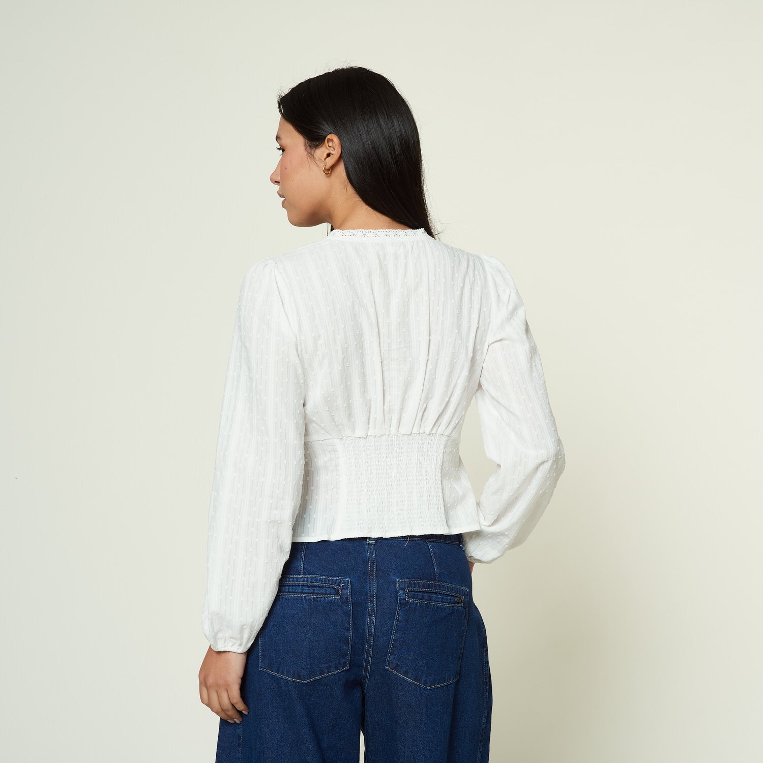 Blusa Pruden Hueso