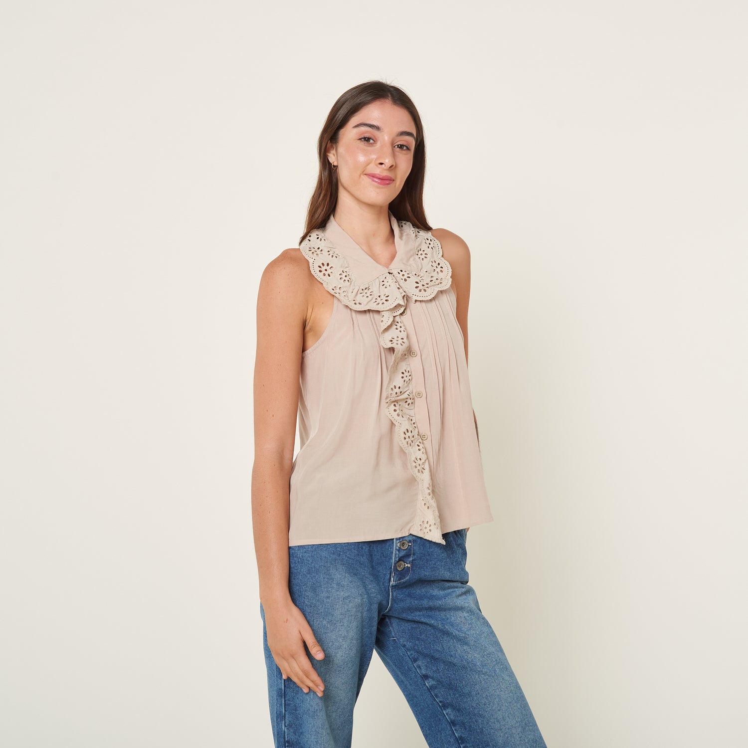 Blusa Raffaela Beige