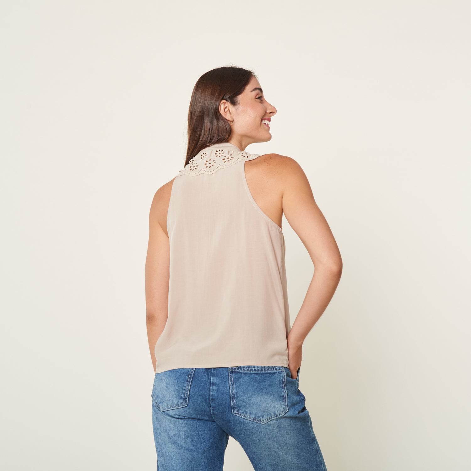 Blusa Raffaela Beige