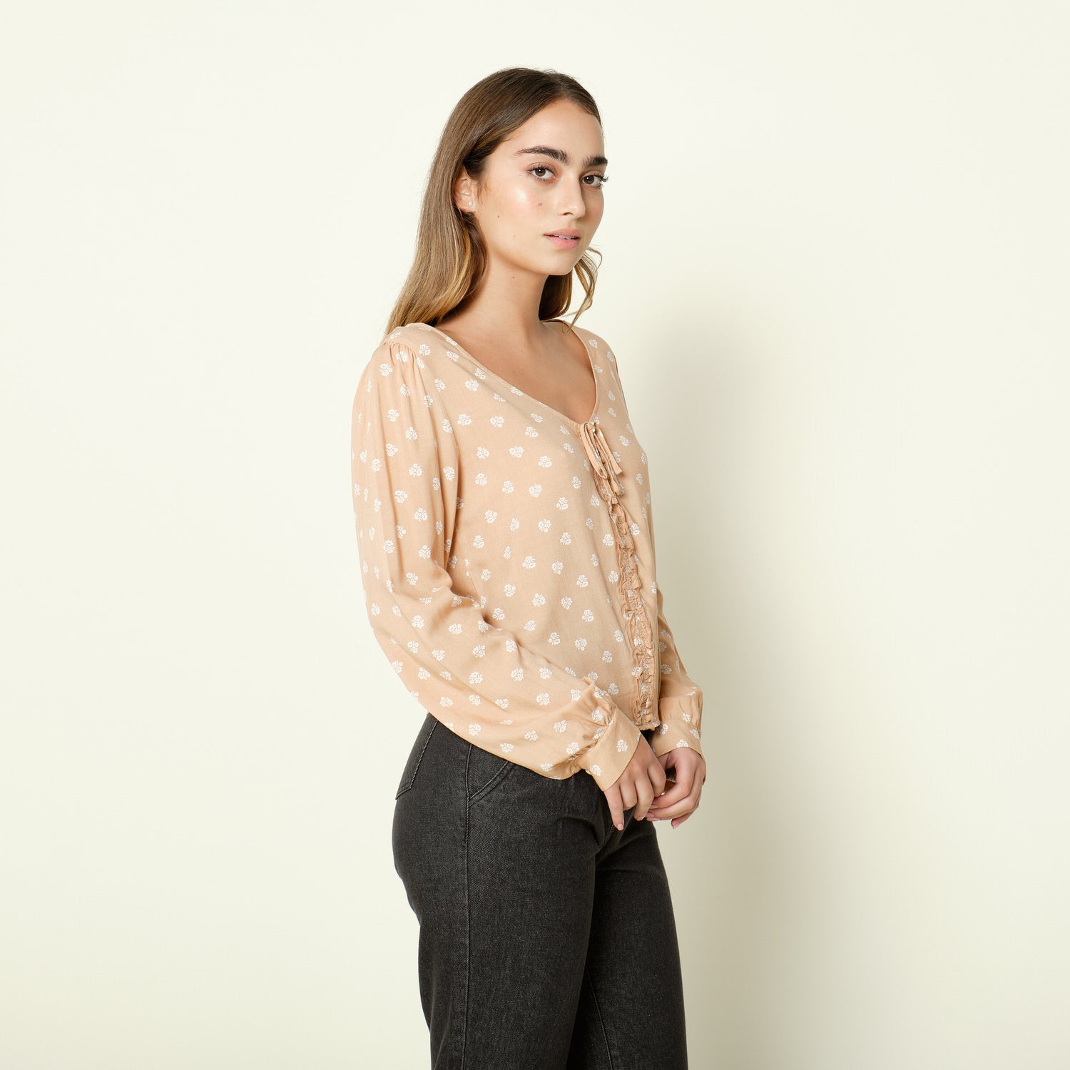 Blusa Salome Beige