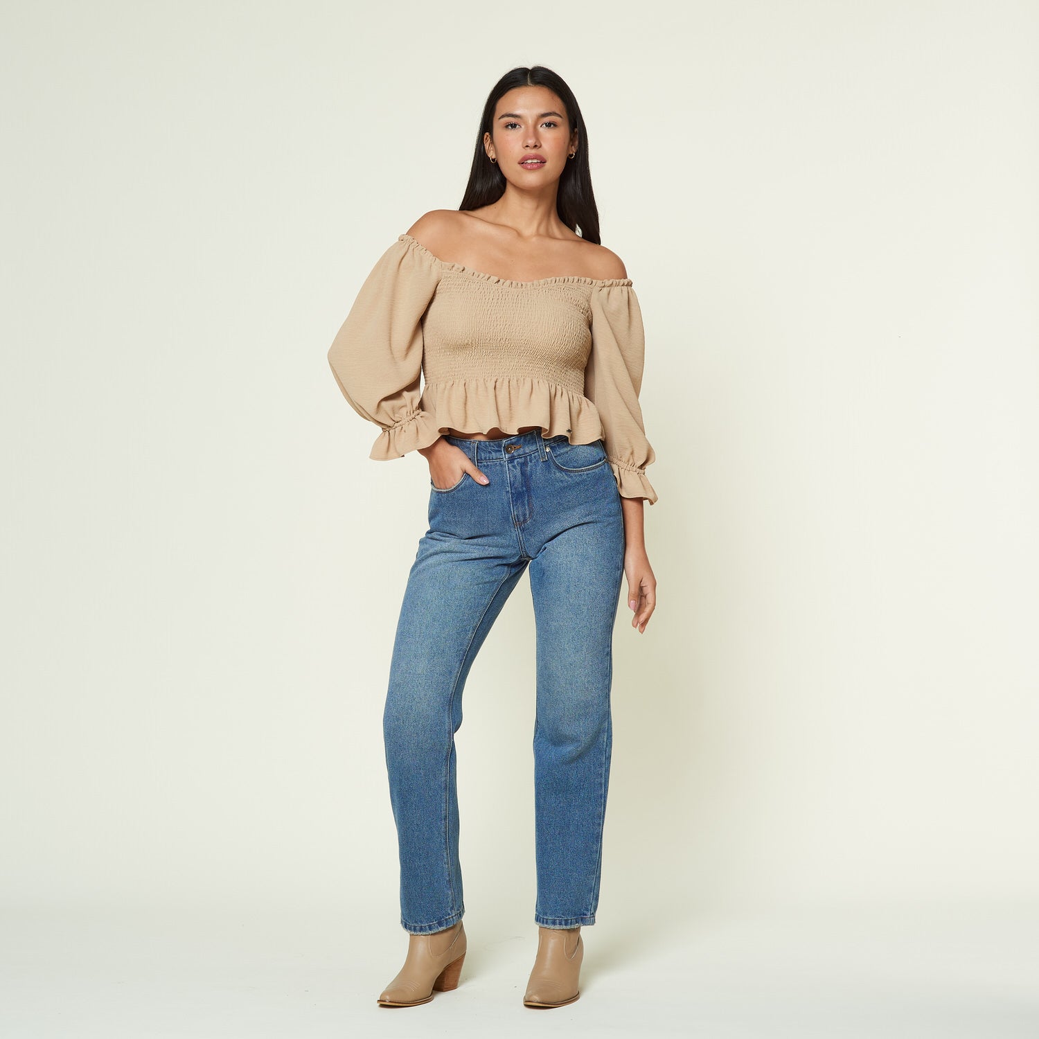 Blusa Teresa Beige