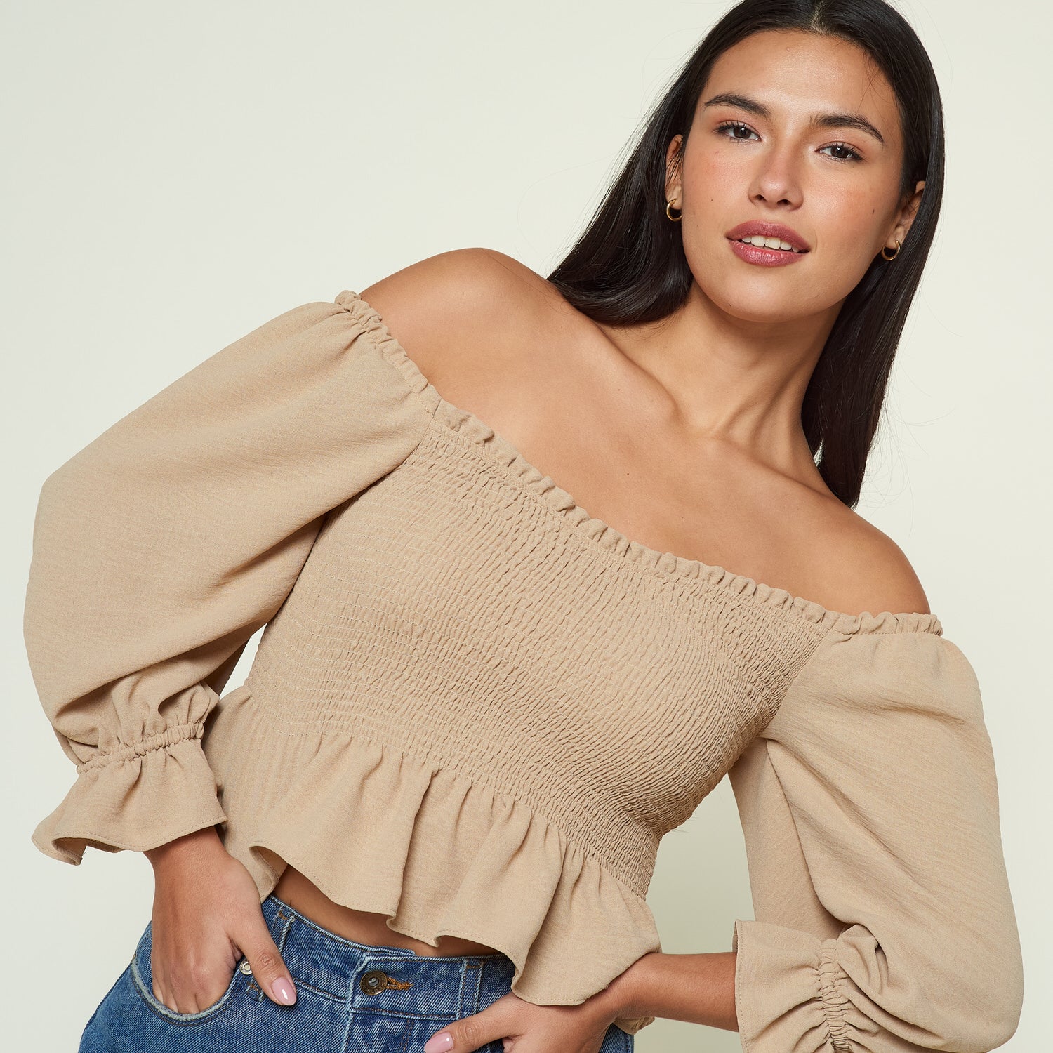 Blusa Teresa Beige