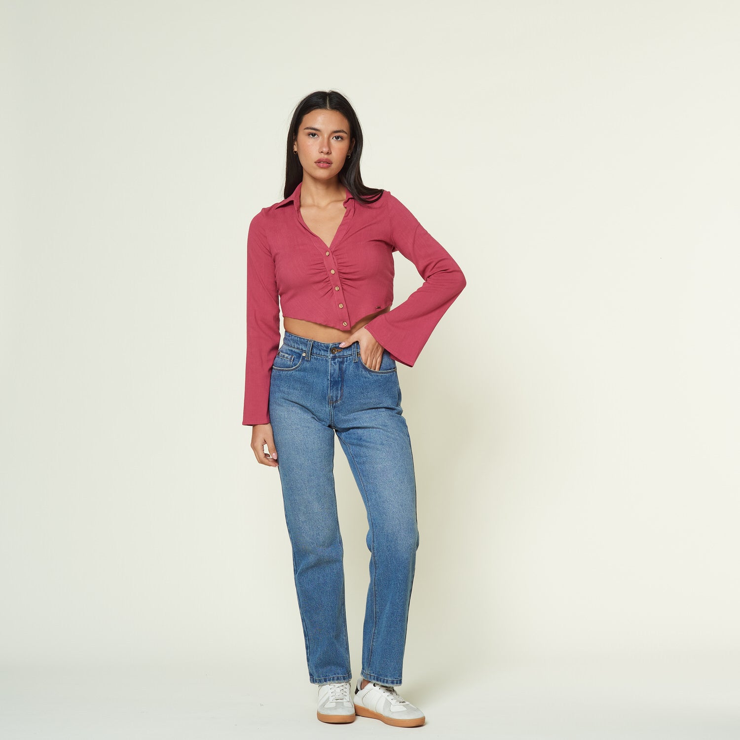 Blusa Toya Palo Rosa