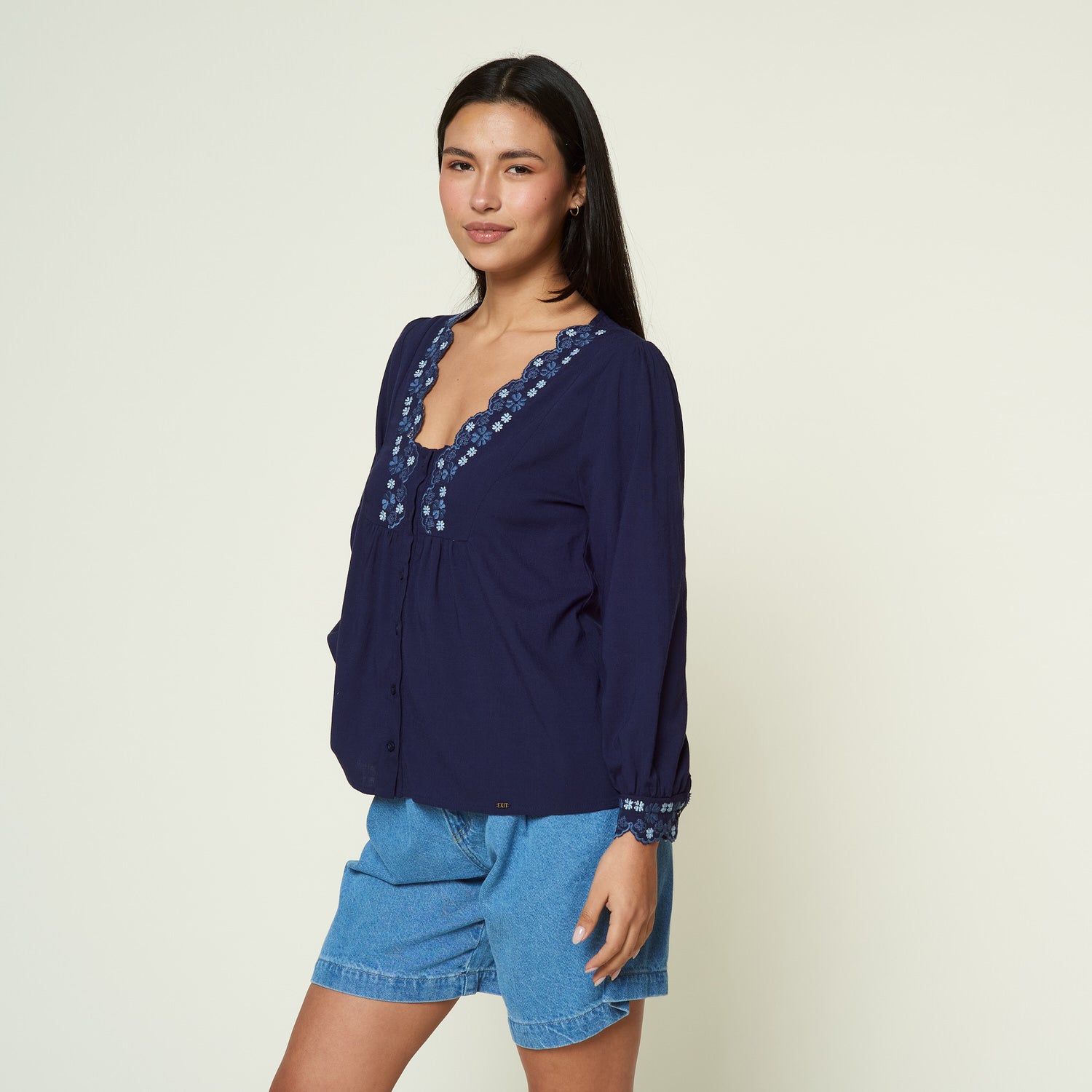 Blusa Vega Azul