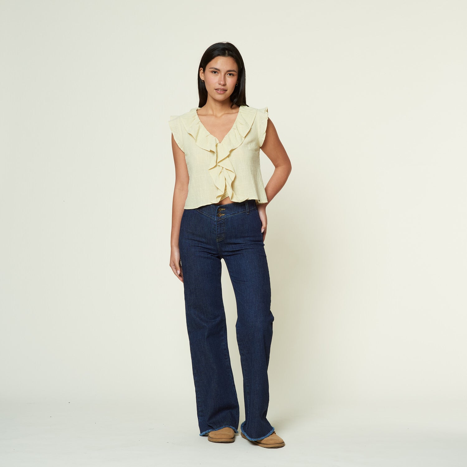 Blusa Violeta Amarillo