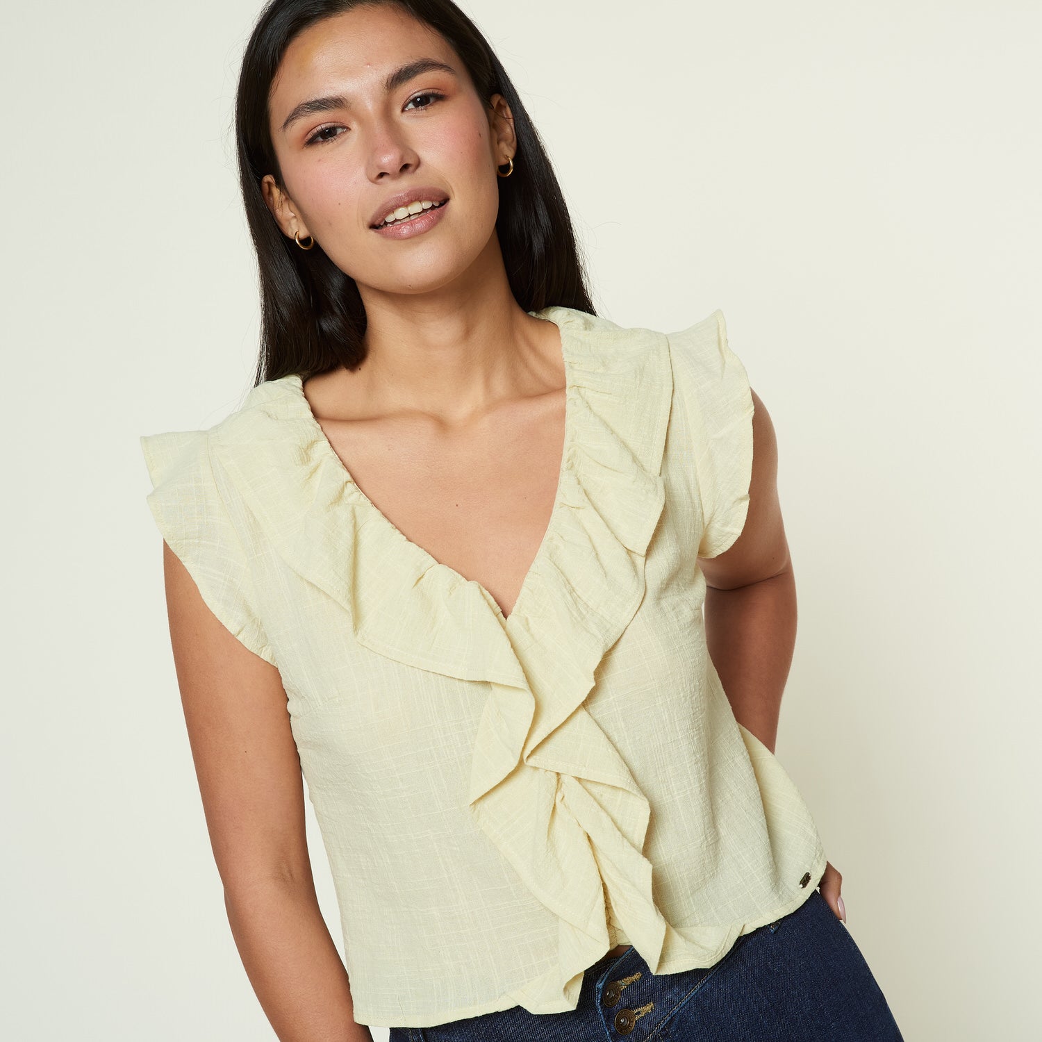 Blusa Violeta Amarillo