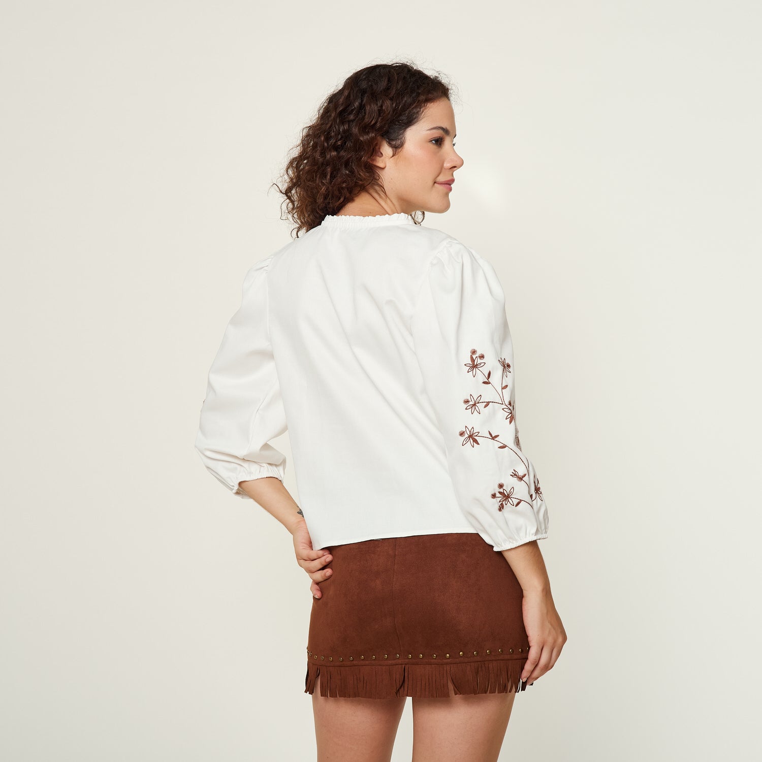 Blusa Yanela Hueso
