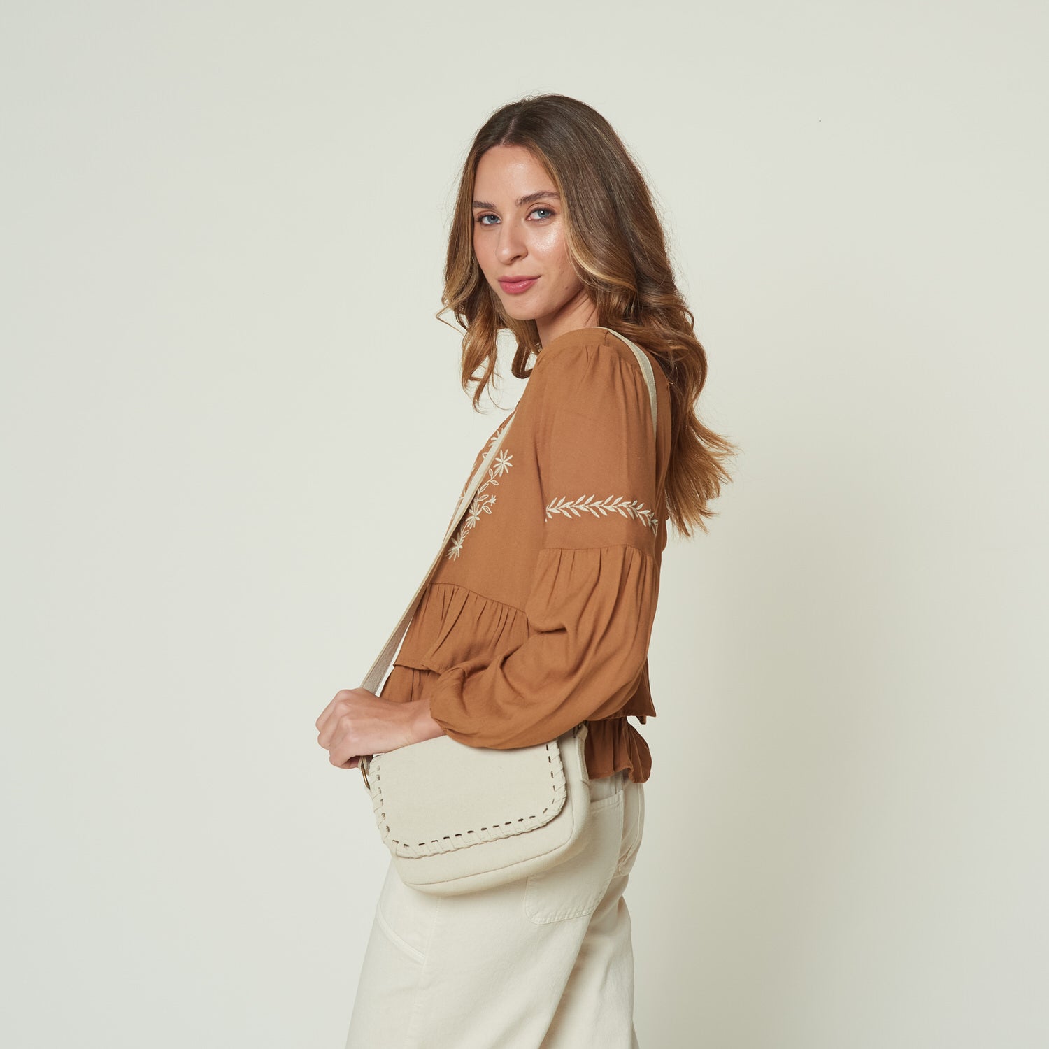 Cartera Danai Beige