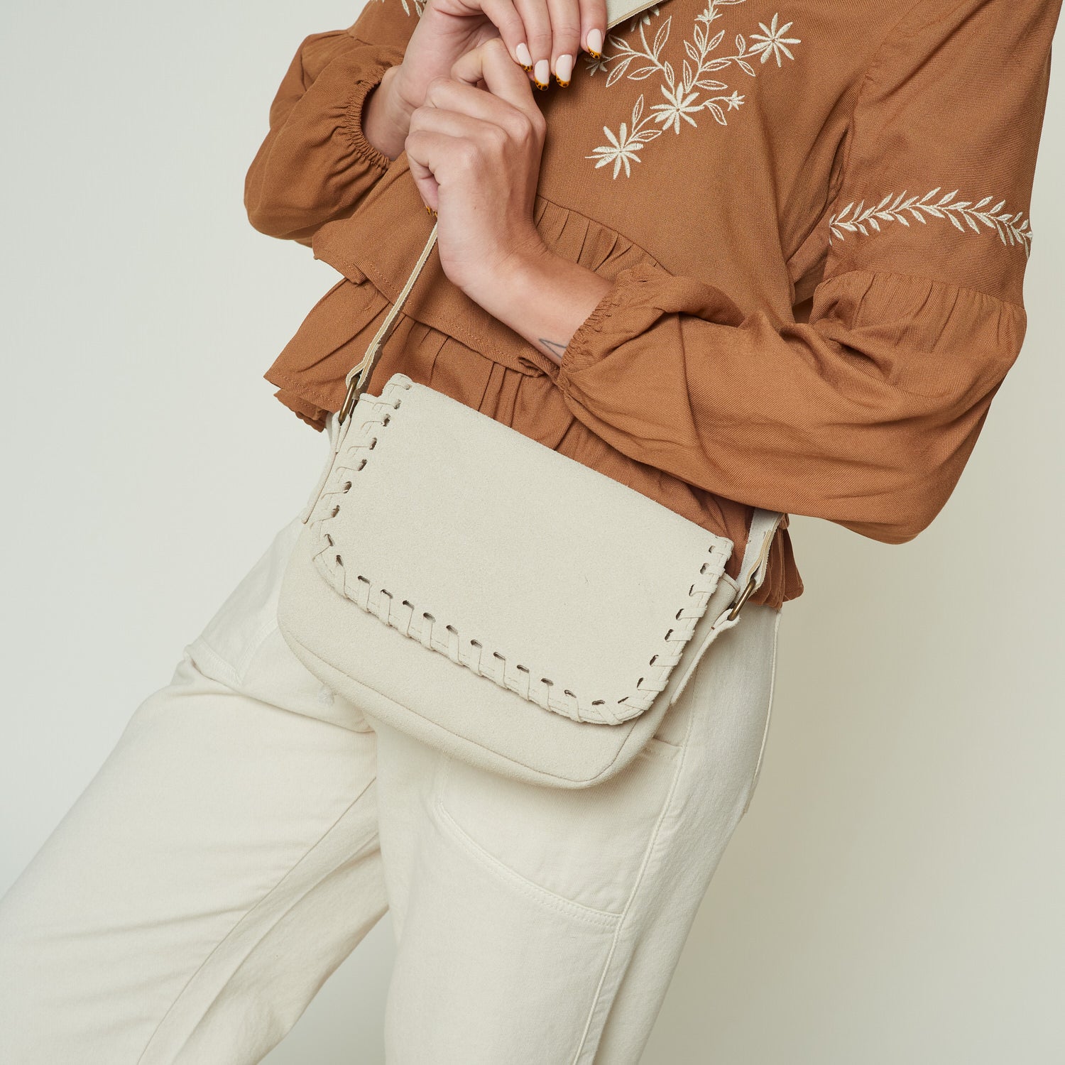 Cartera Danai Beige