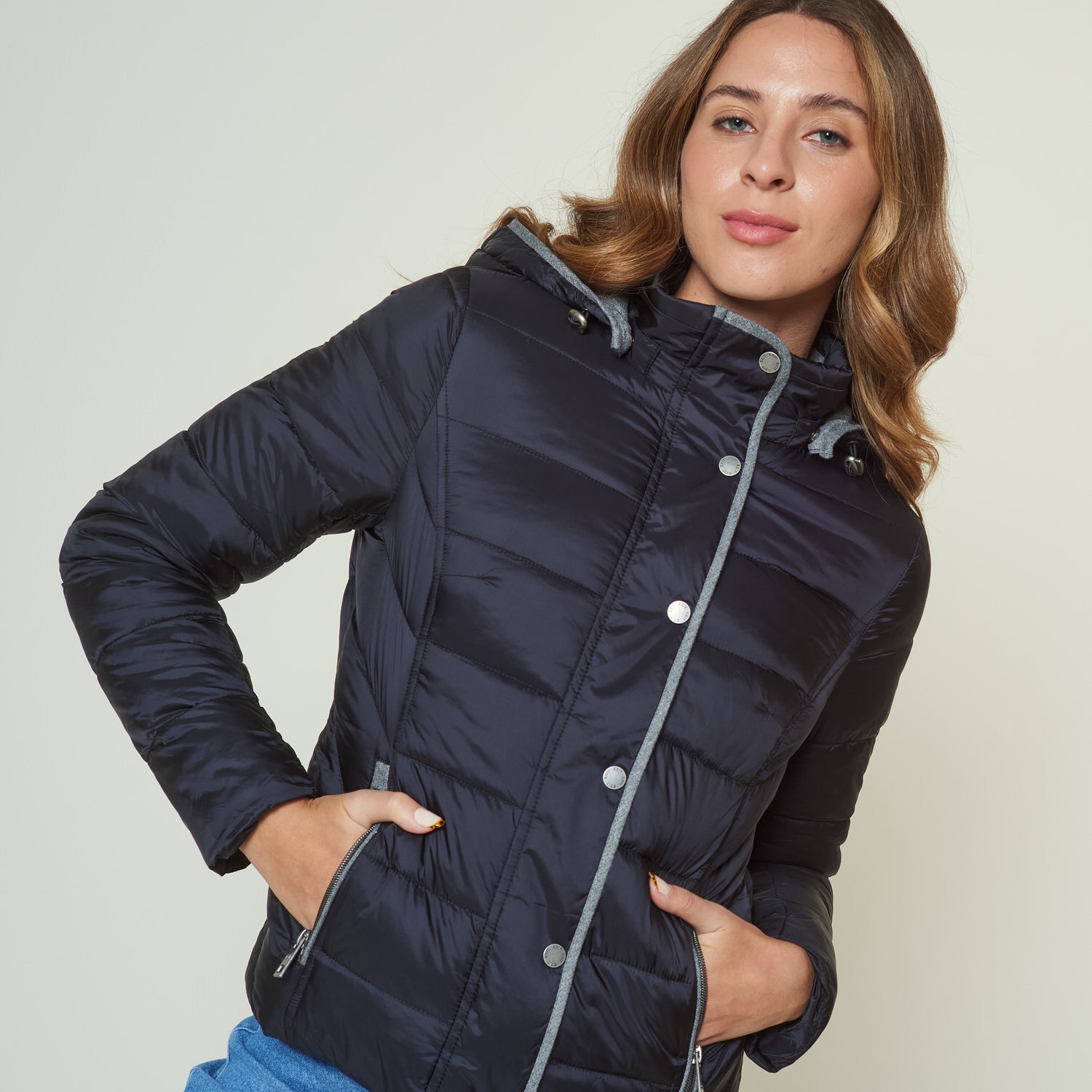 Casaca Grey Negro