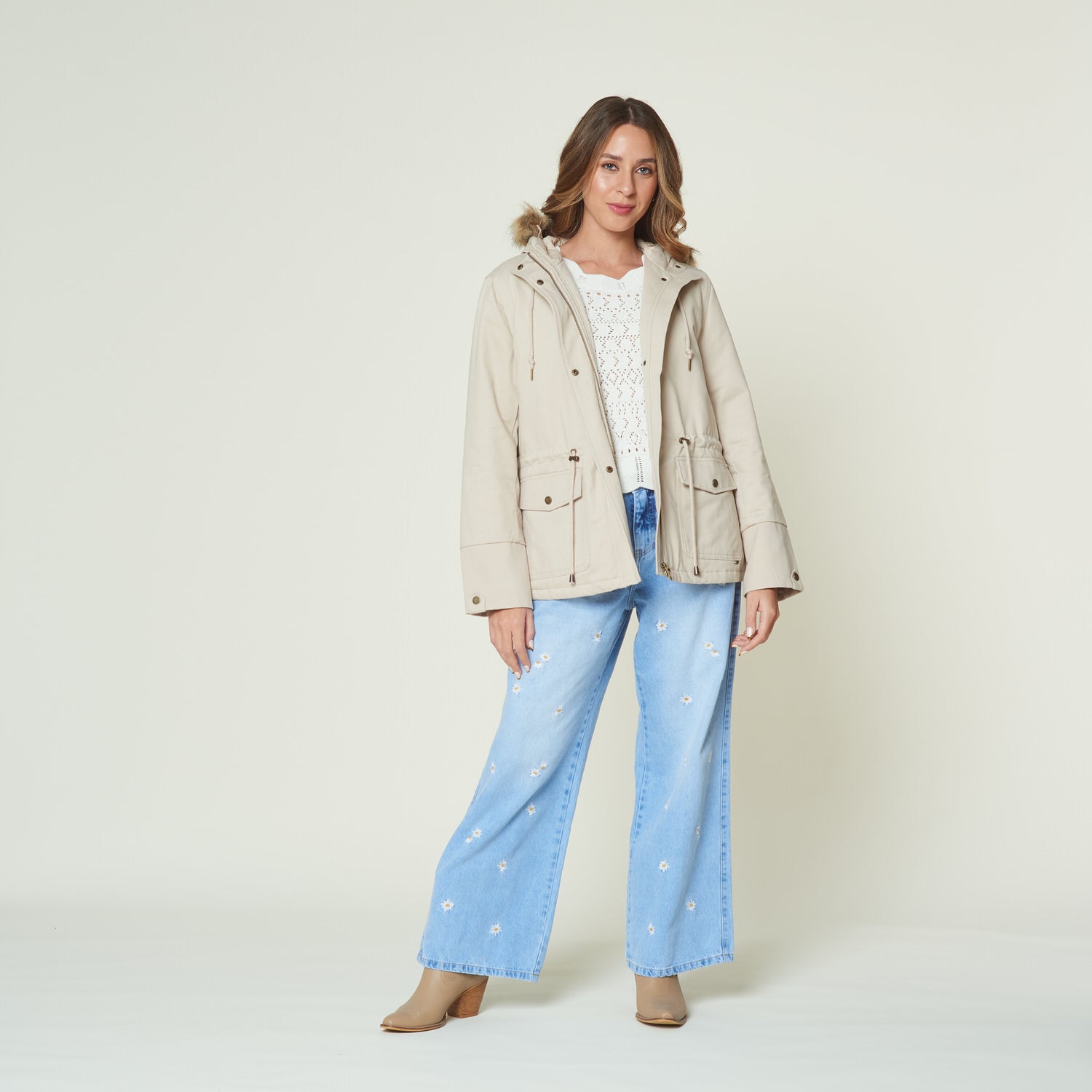 Casaca New Iris Beige